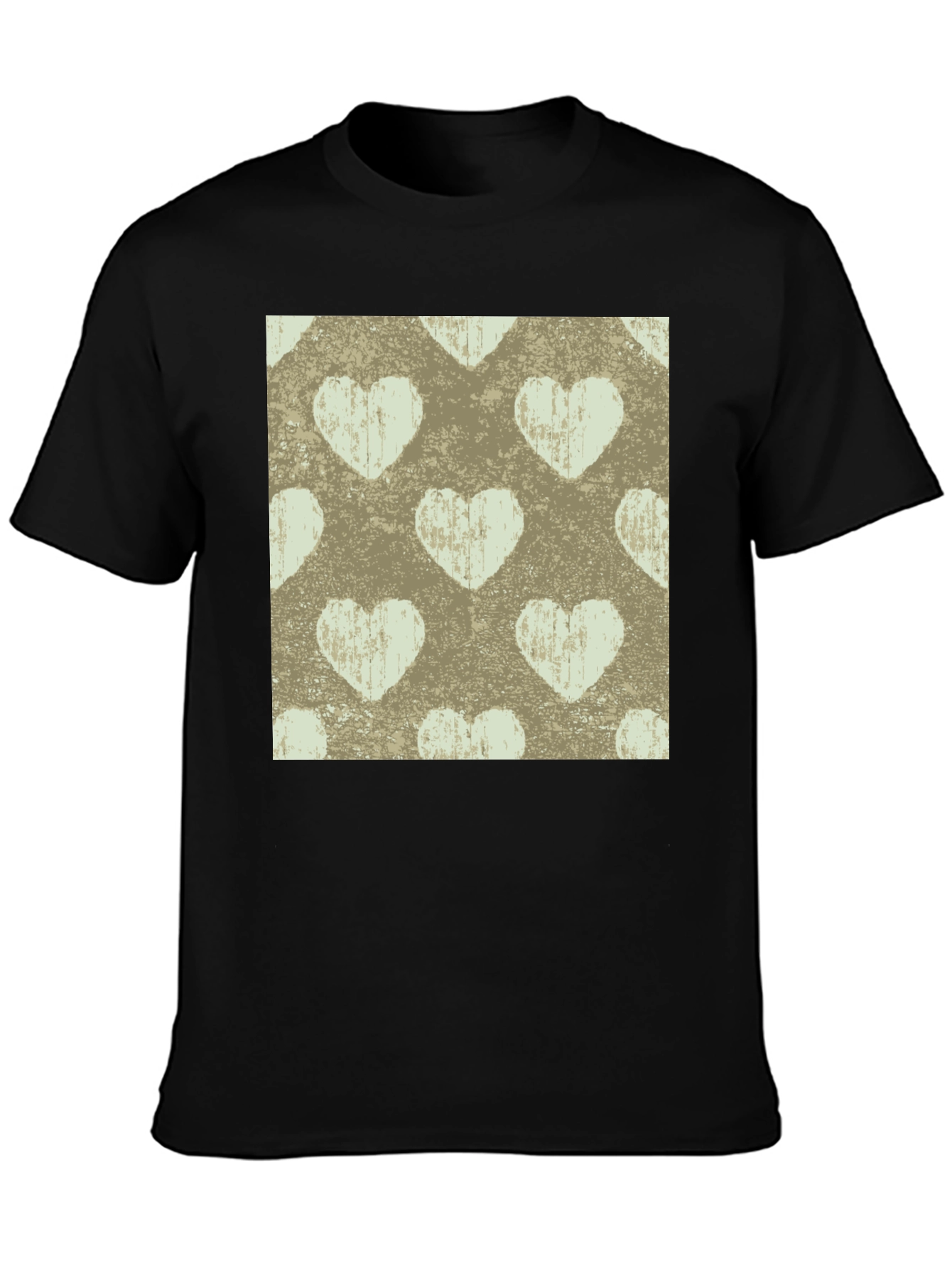 Heart Pattern Tee - Stylish & Comfortable