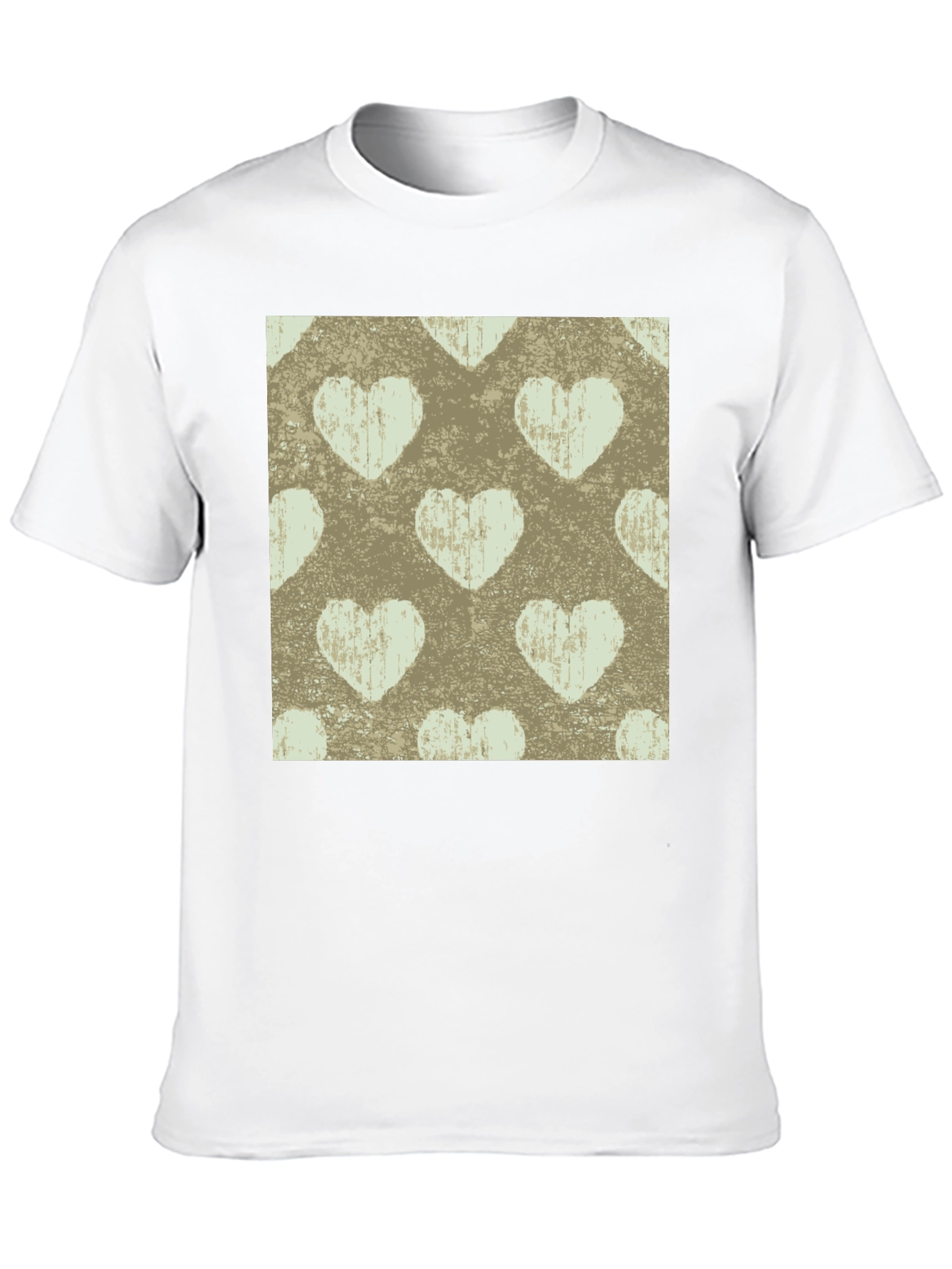 Heart Pattern Tee - Stylish & Comfortable