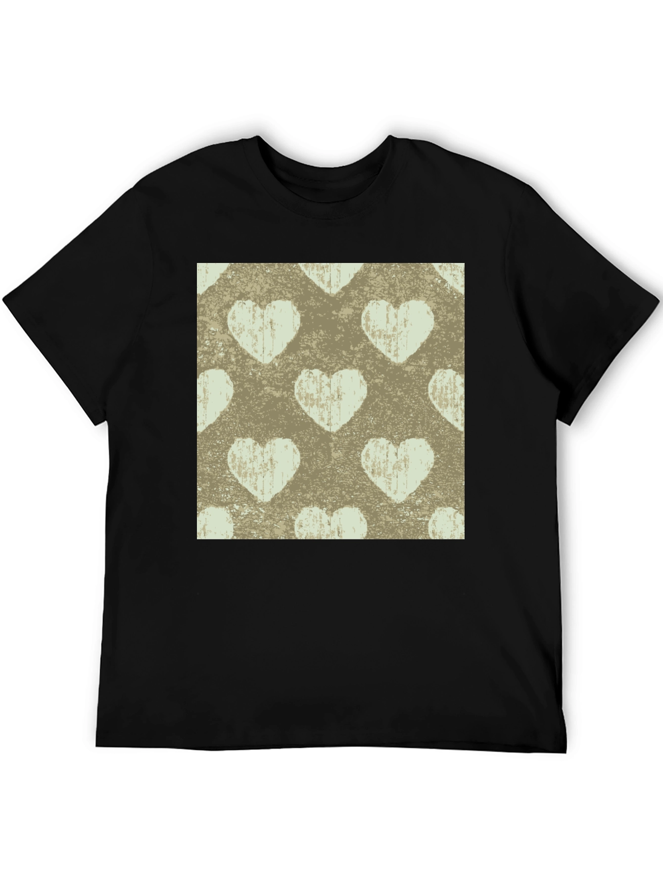 Heart Pattern Tee - Stylish & Comfortable