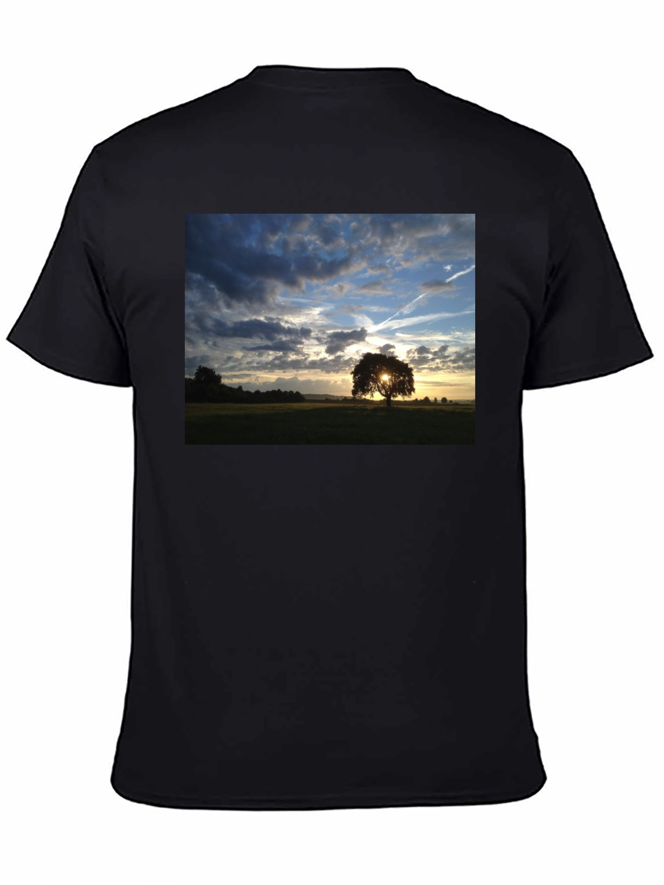 Sunset Tree Graphic Tee - Nature Lovers T-Shirt