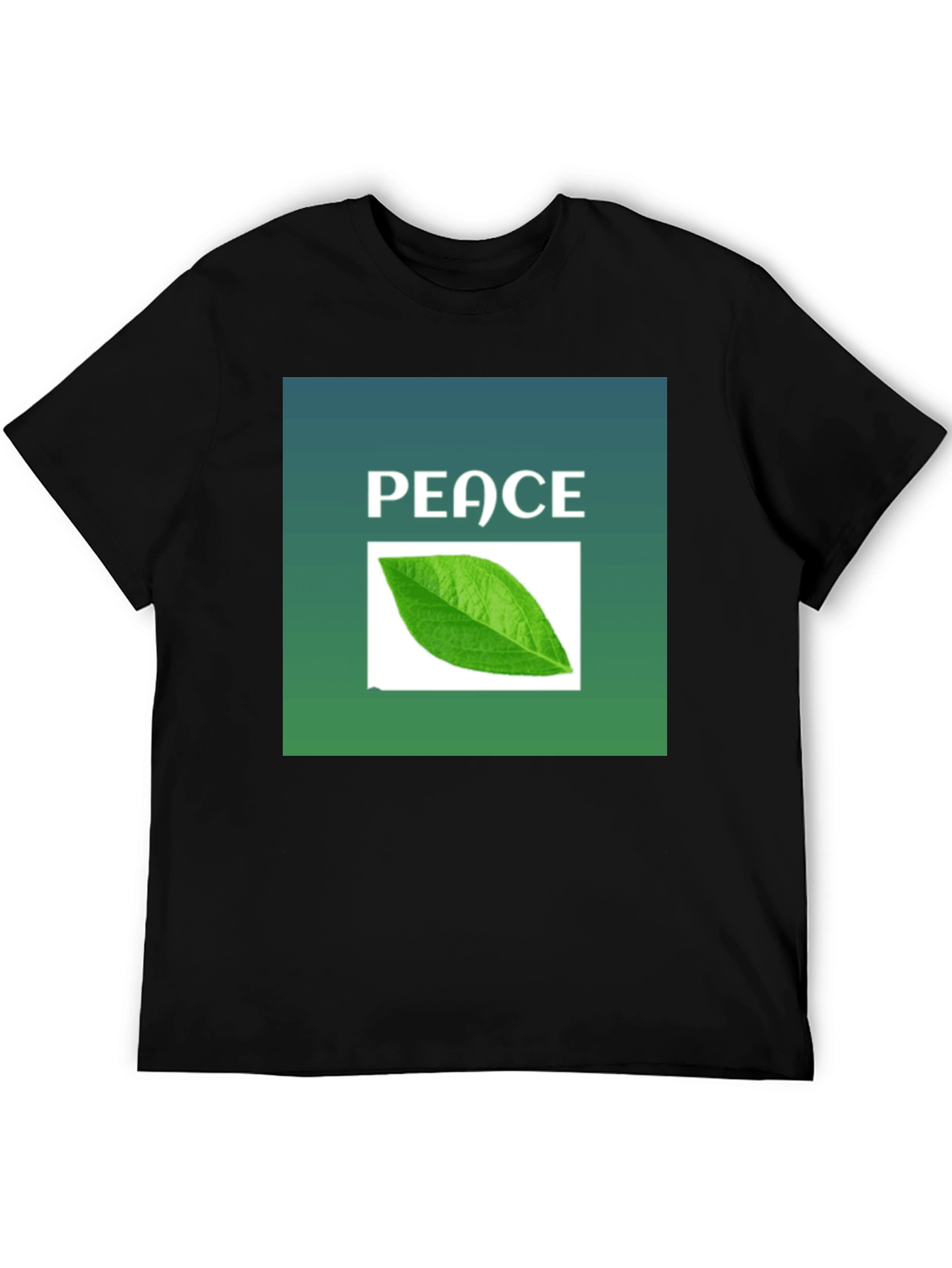 Peace Leaf T-Shirt:  Nature Inspired Design