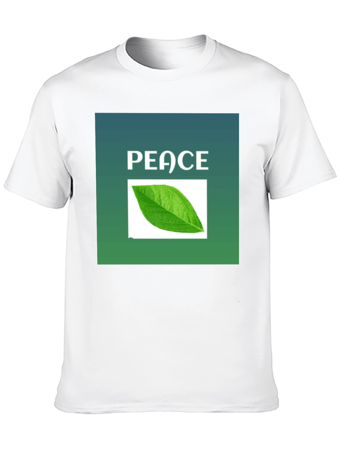 Peace Leaf T-Shirt:  Nature Inspired Design