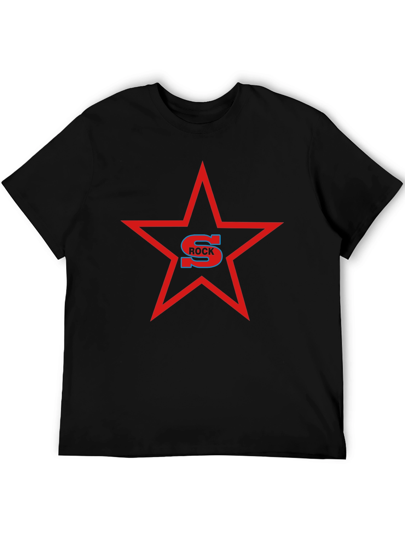 Rock Star Graphic Black T-Shirt