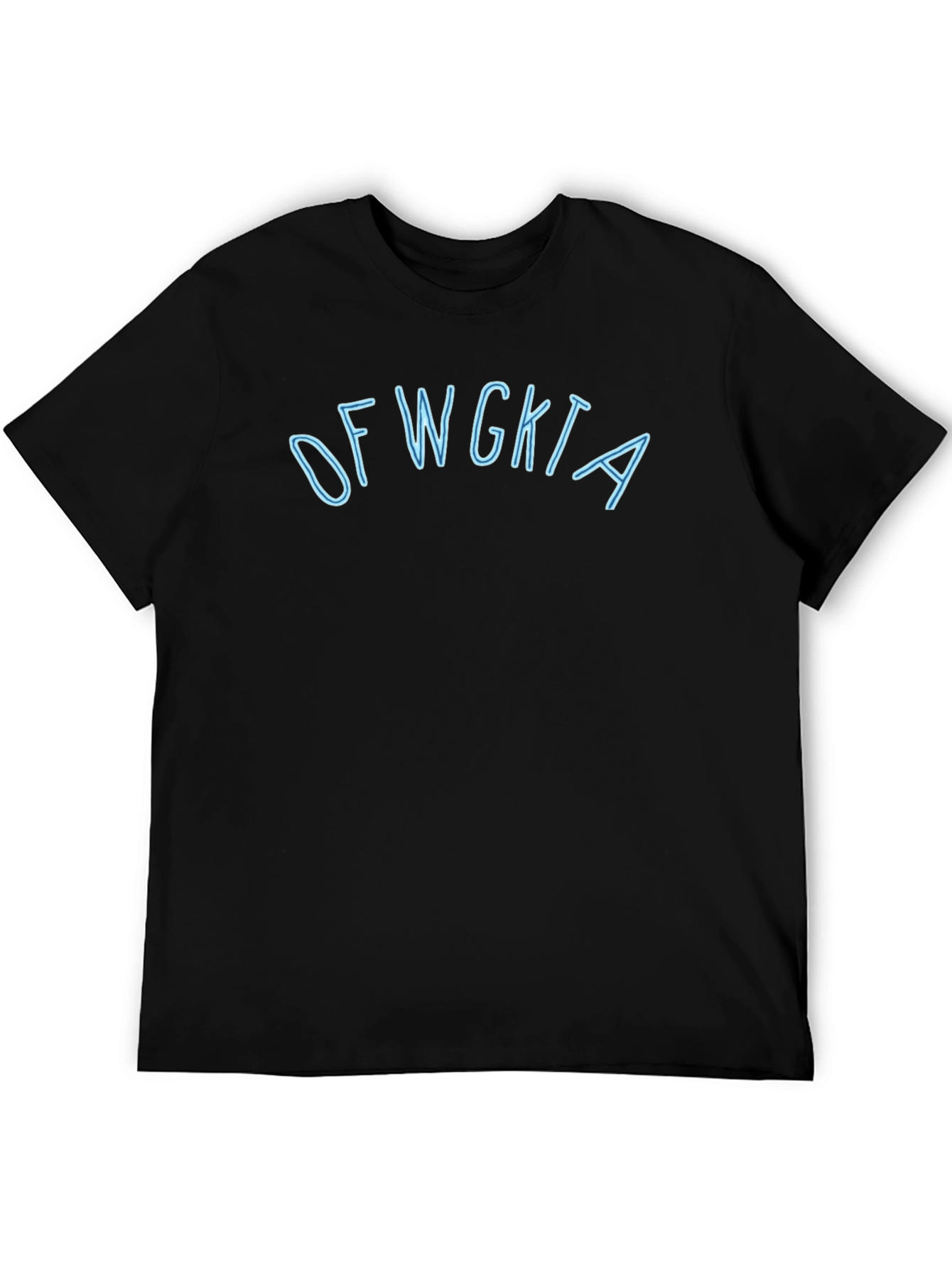 OFWGKTA Neon Script Black T-Shirt