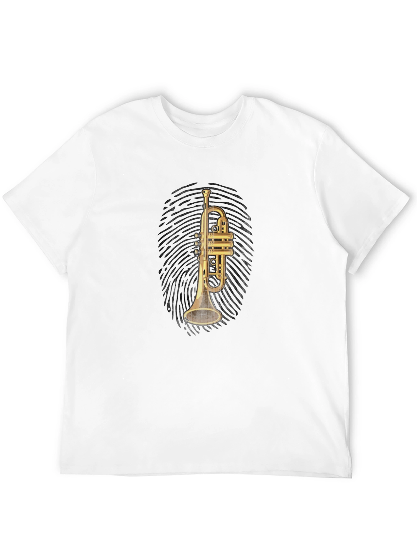 Trumpet Fingerprint Graphic Tee