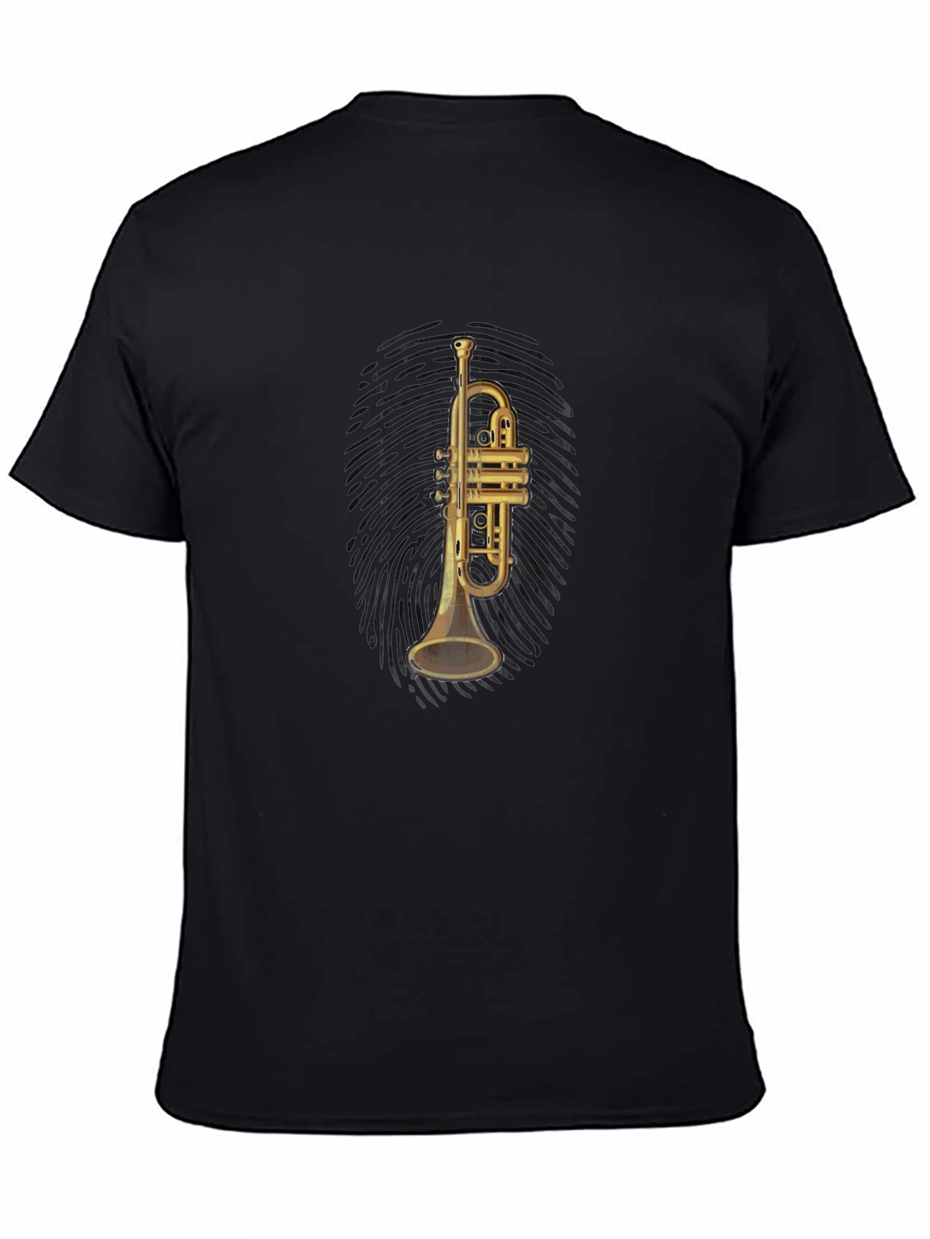 Trumpet Fingerprint Graphic Tee