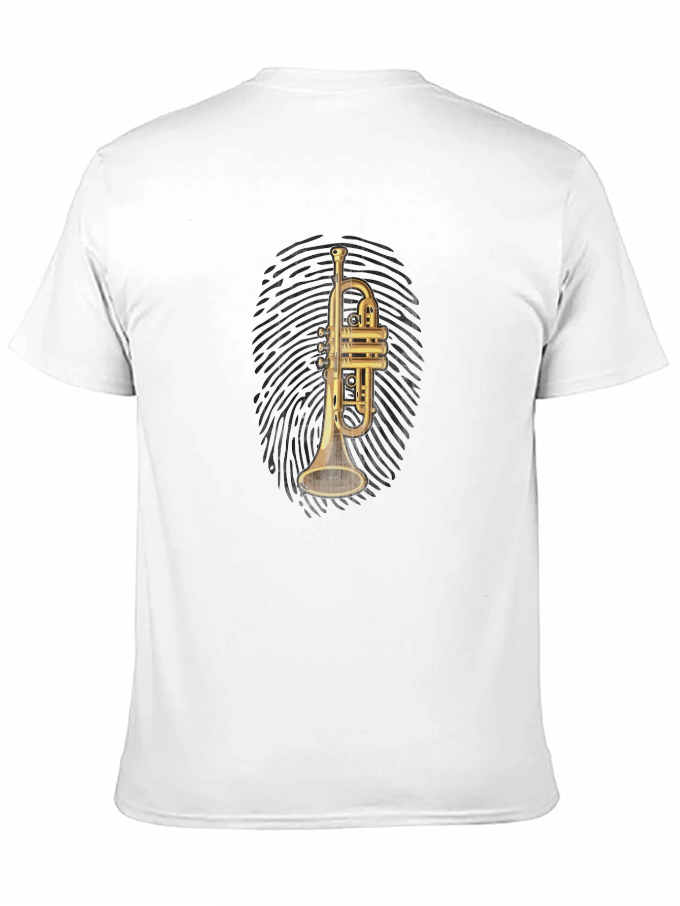 Trumpet Fingerprint Graphic Tee
