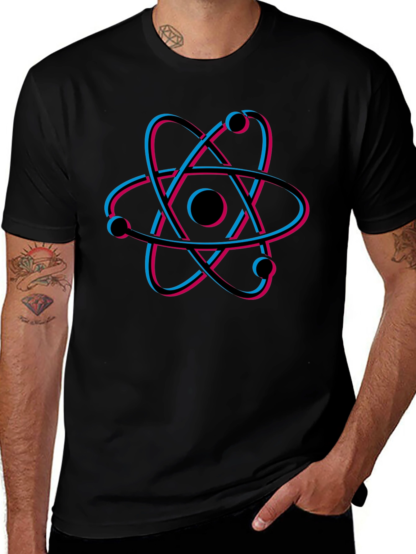 Atom Graphic Tee - Science T-Shirt