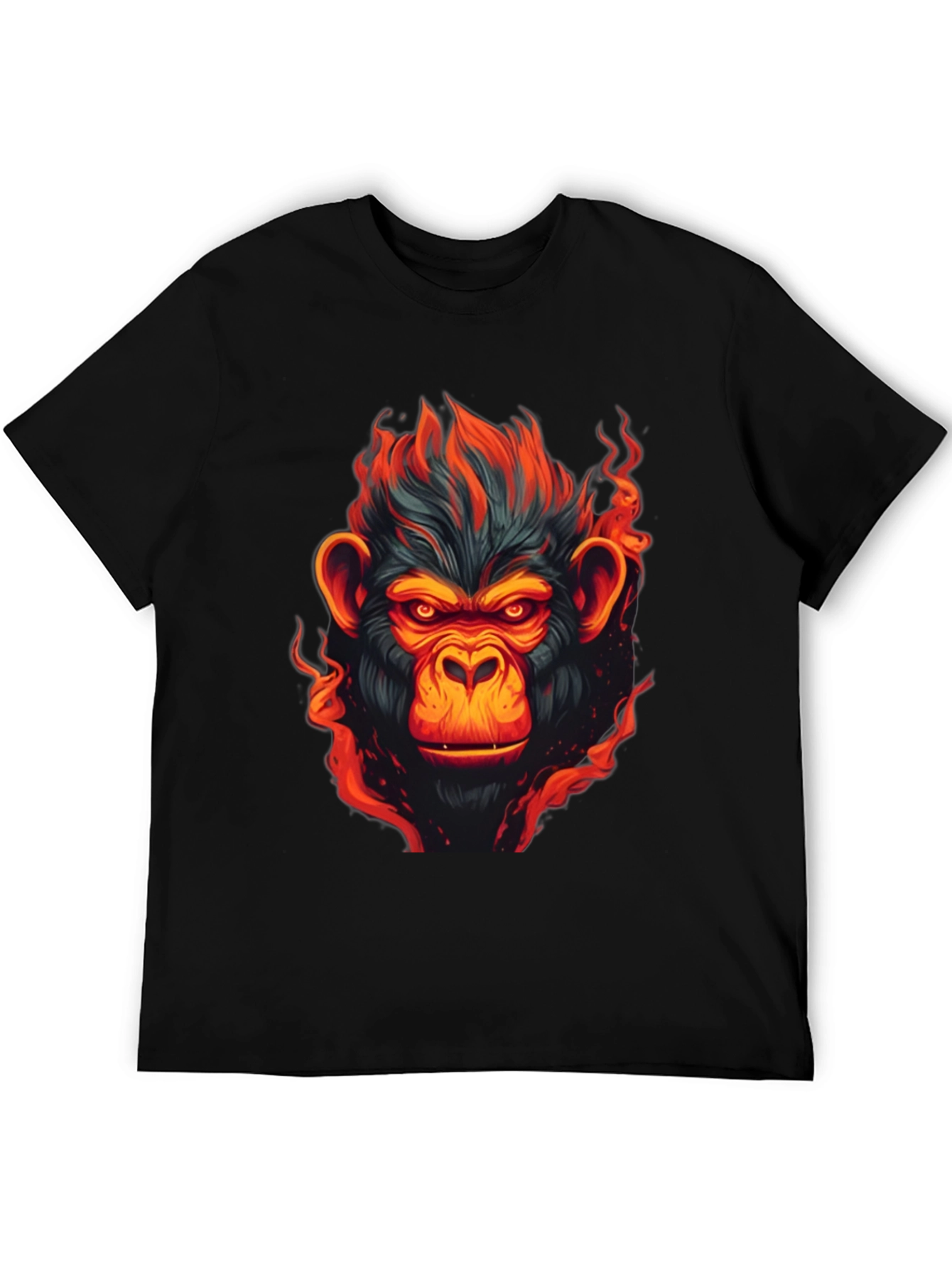 Fiery Ape Graphic T-Shirt