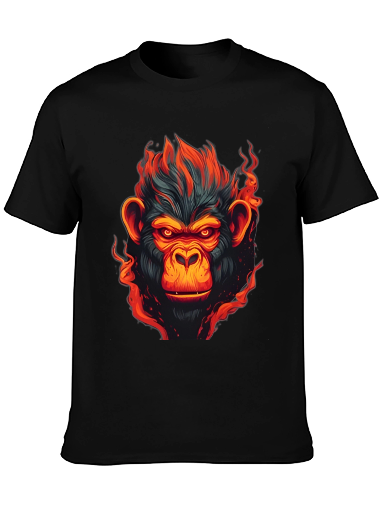 Fiery Ape Graphic T-Shirt