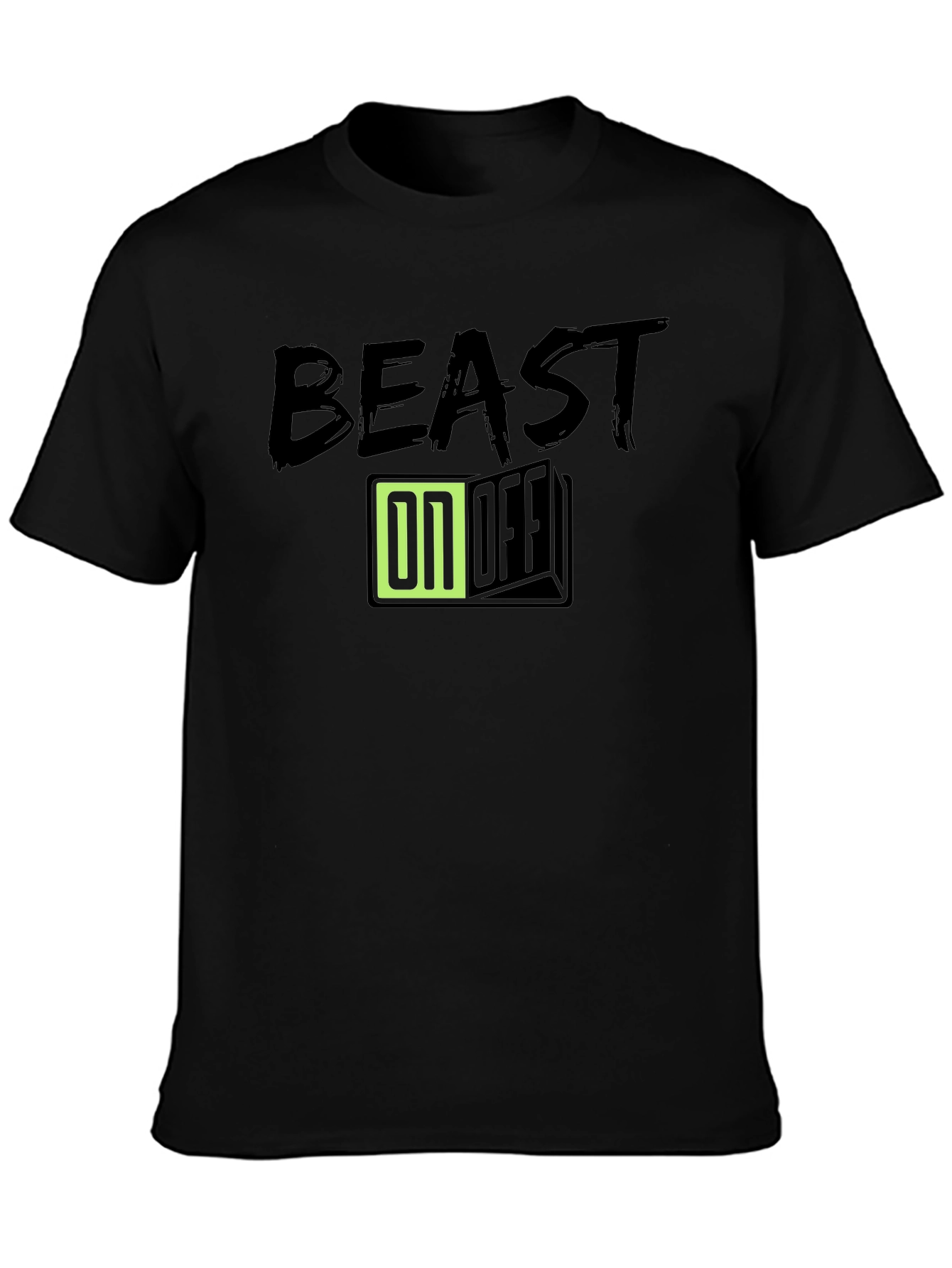 Beast On/Off Graphic Tee - Black
