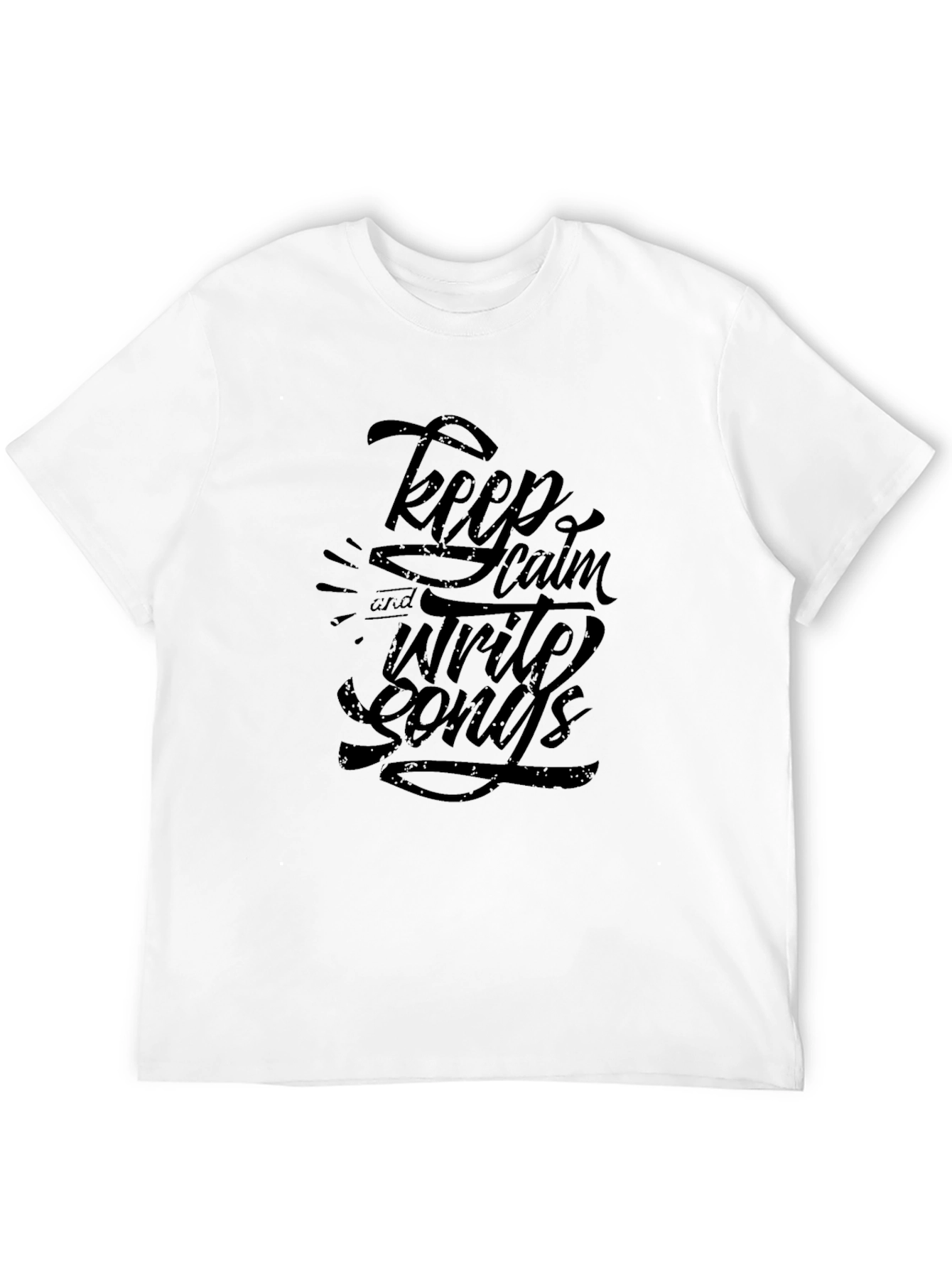 Keep Calm and Write Songs Graphic Tee