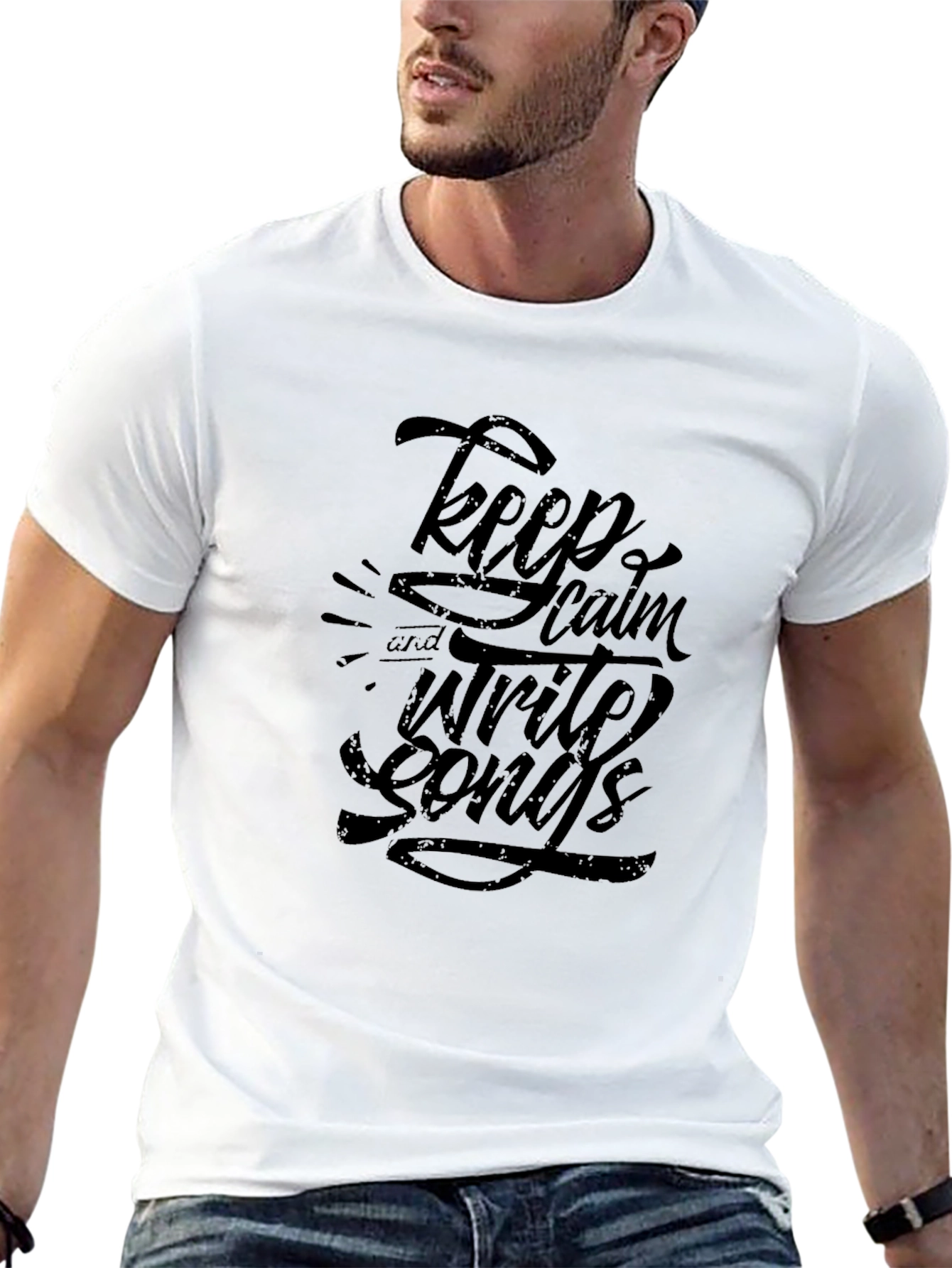 Keep Calm and Write Songs Graphic Tee