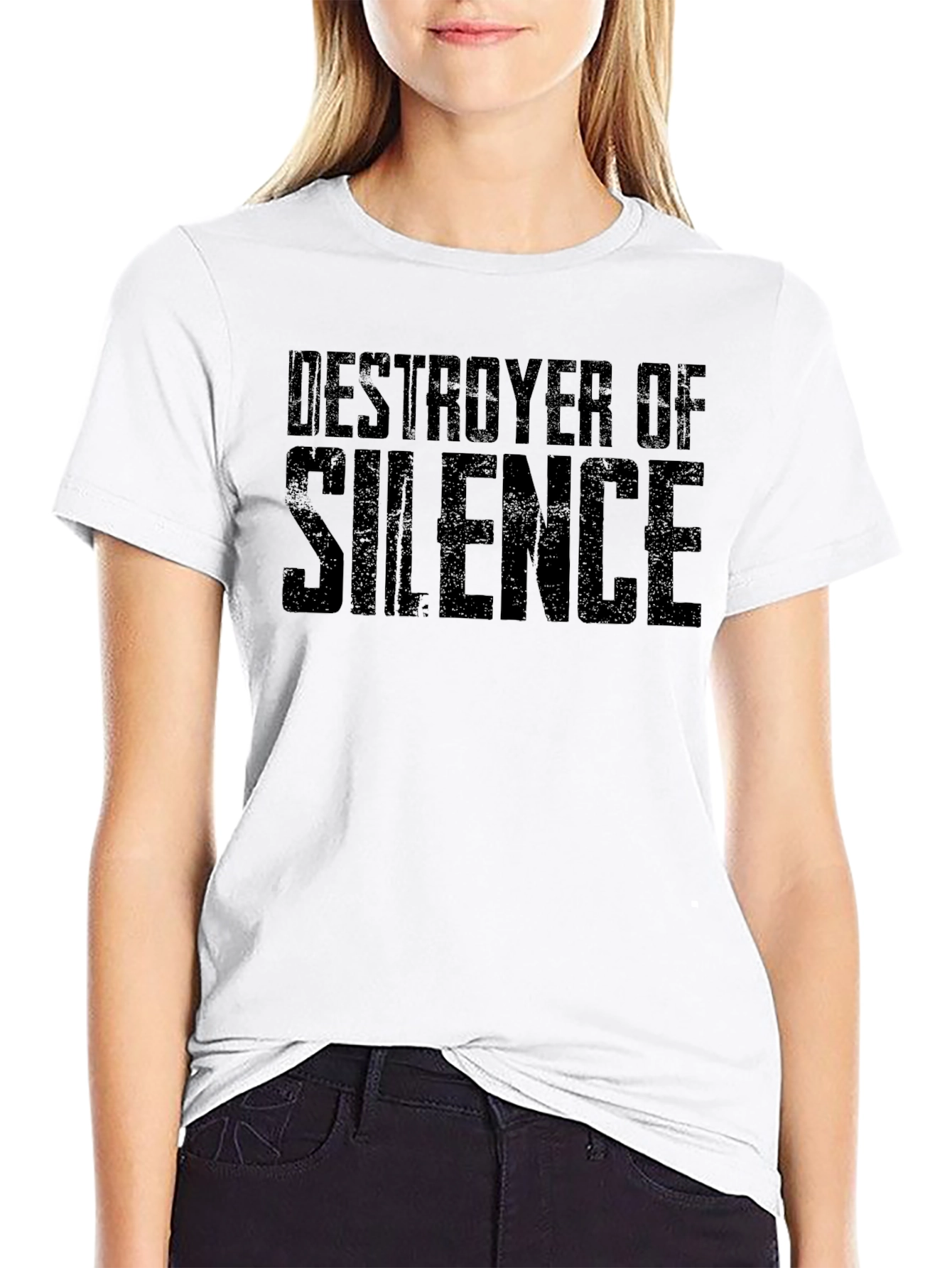 Destroyer of Silence Black Graphic Tee