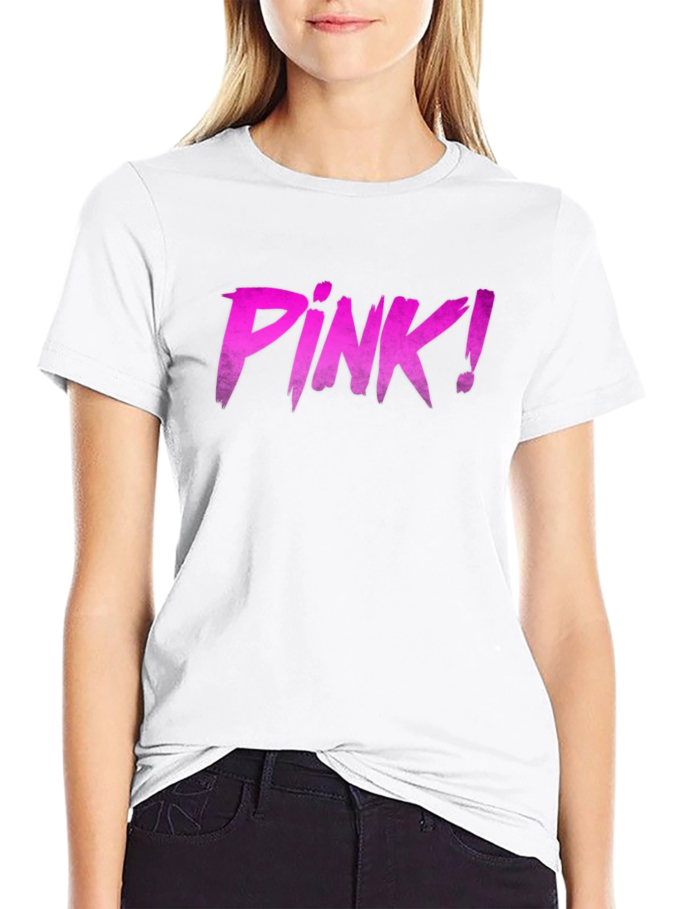 Pink! Graphic T-Shirt - Bold and Stylish Black Tee