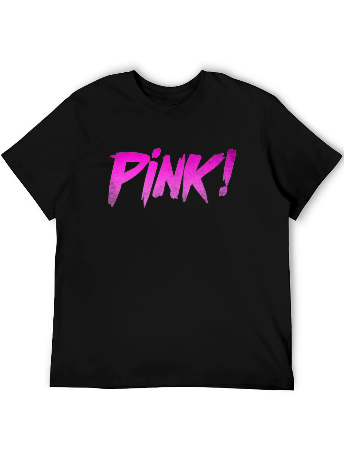 Pink! Graphic T-Shirt - Bold and Stylish Black Tee