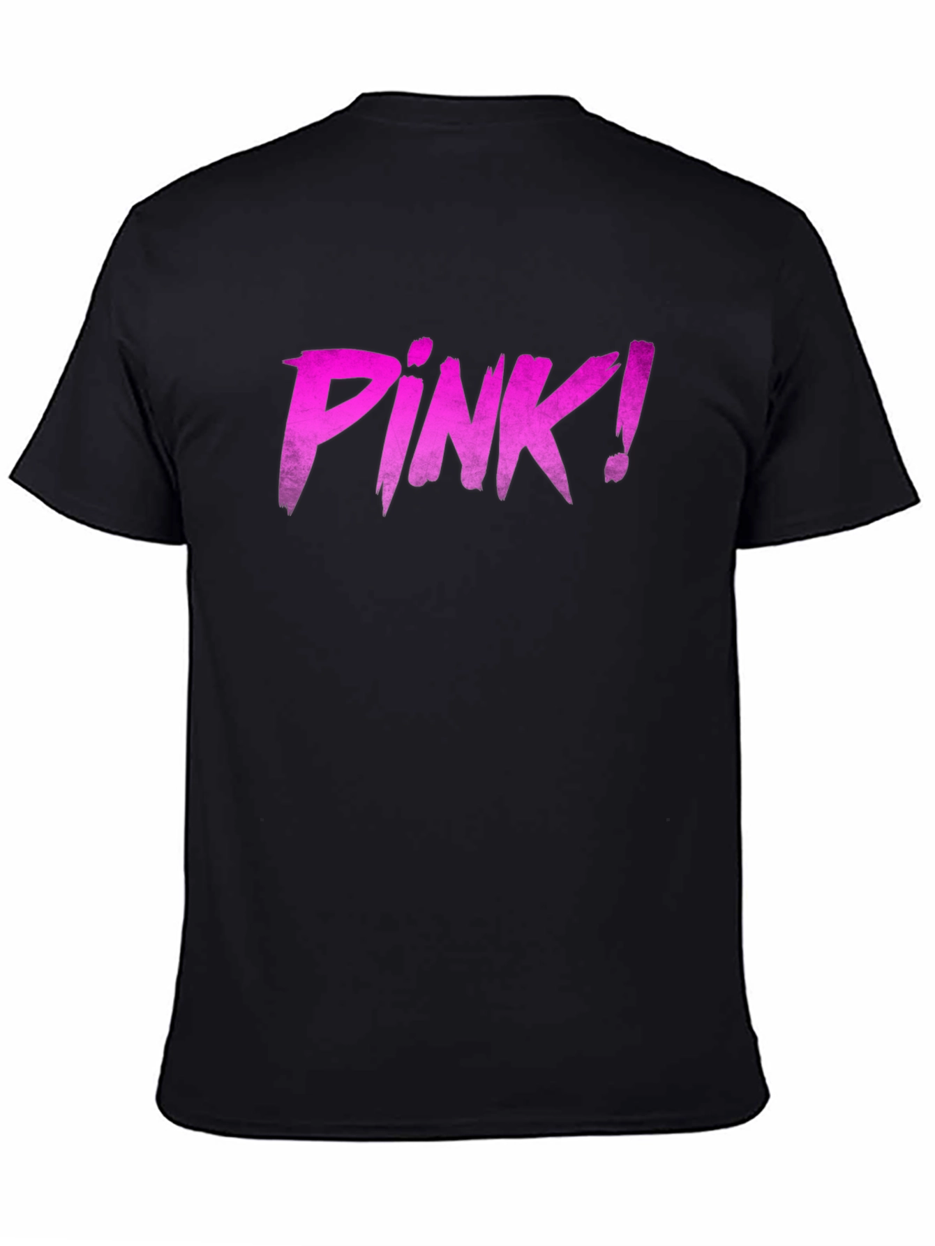 Pink! Graphic T-Shirt - Bold and Stylish Black Tee