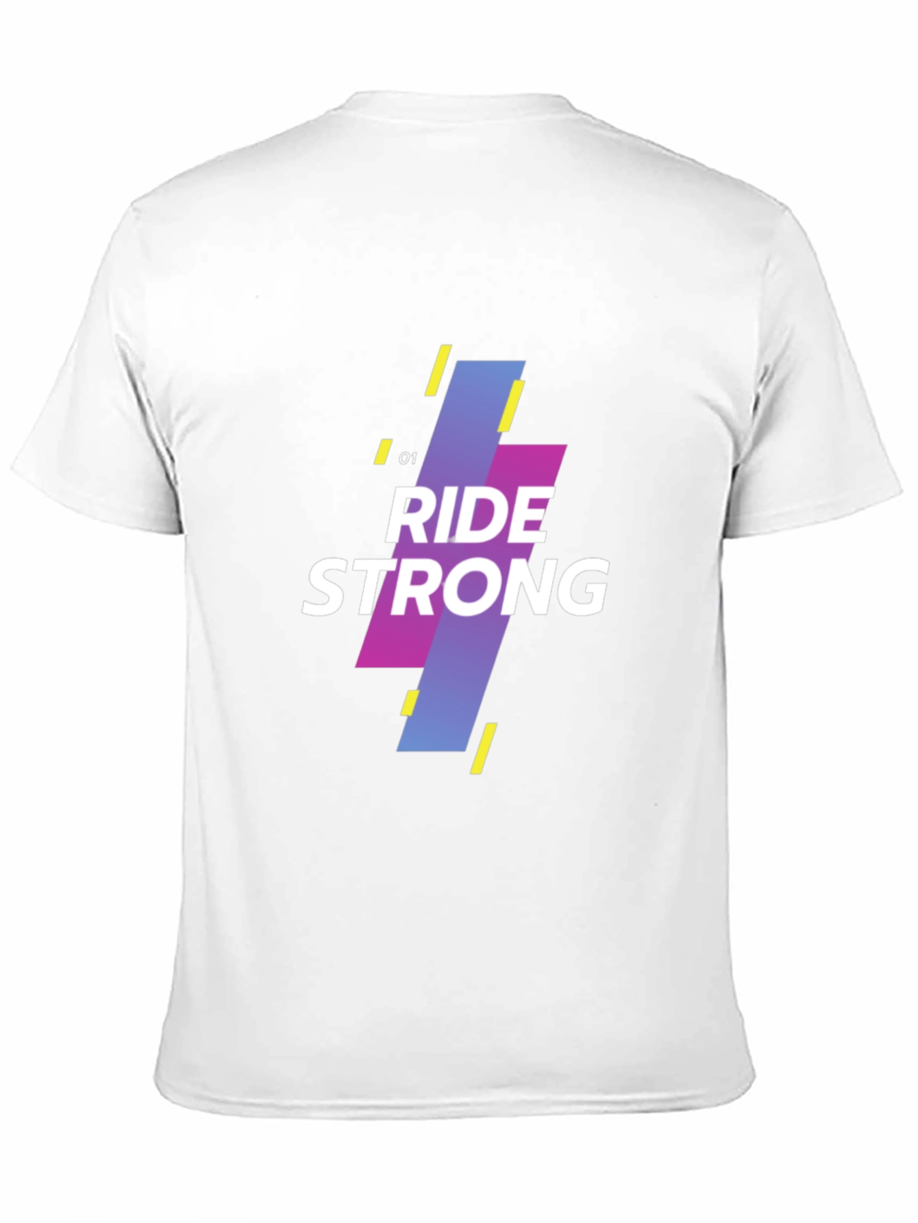 Ride Strong Graphic Tee - Black Cotton Blend