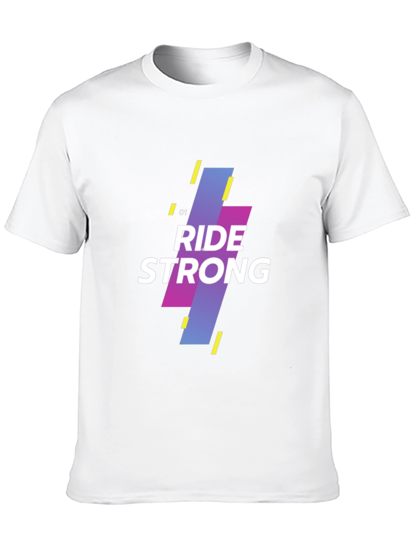 Ride Strong Graphic Tee - Black Cotton Blend