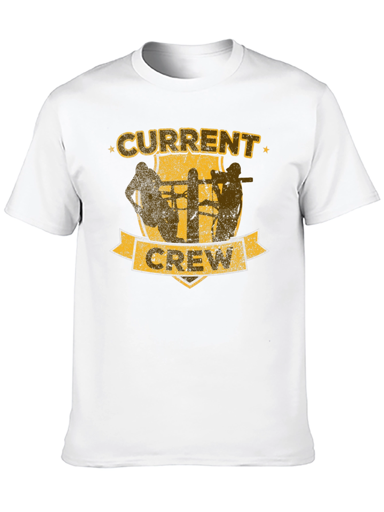 Current Crew Black Graphic T-Shirt