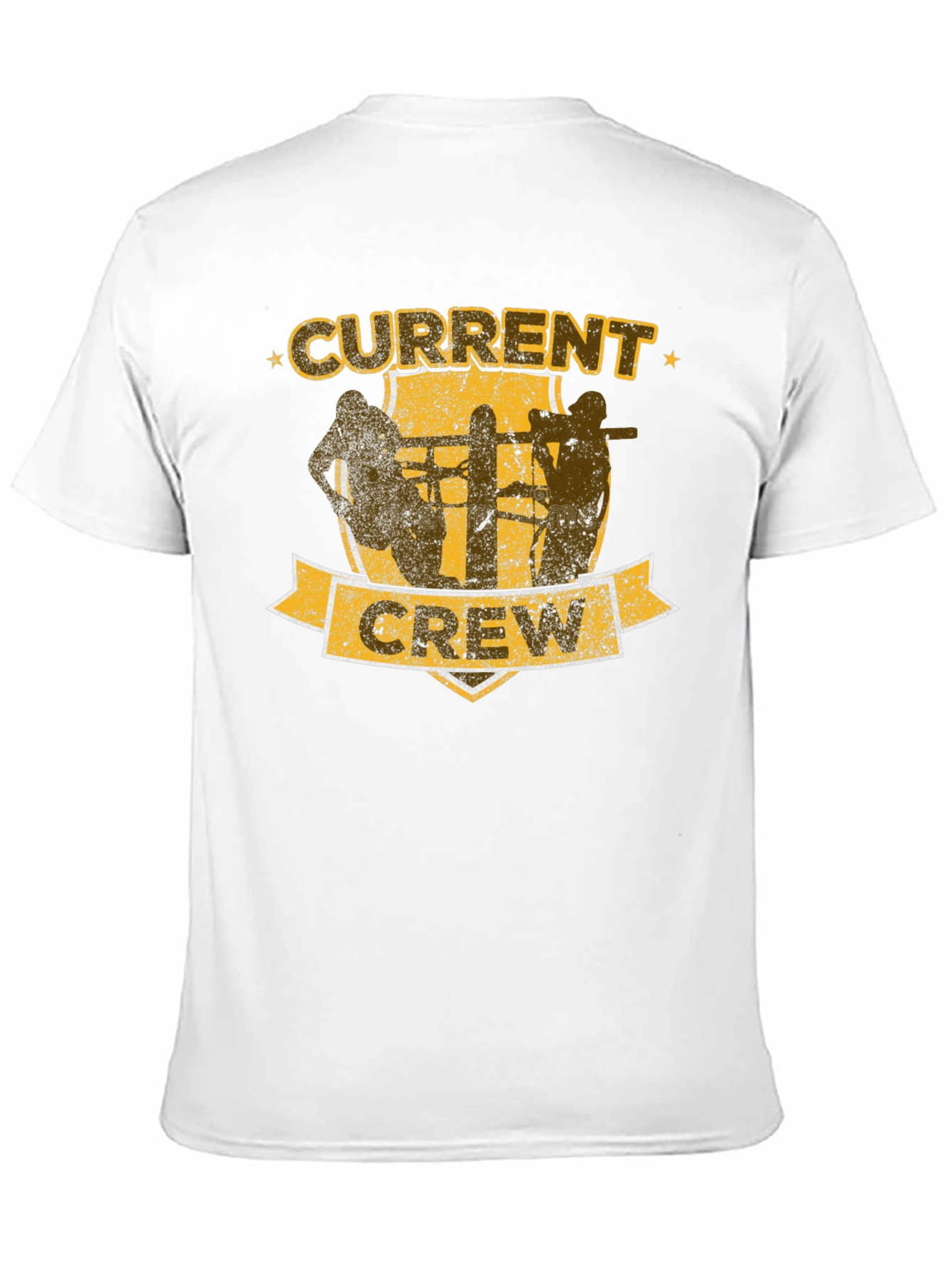 Current Crew Black Graphic T-Shirt