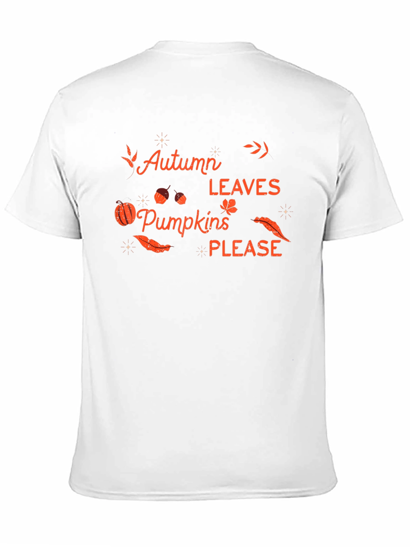 Autumn Leaves & Pumpkins T-Shirt