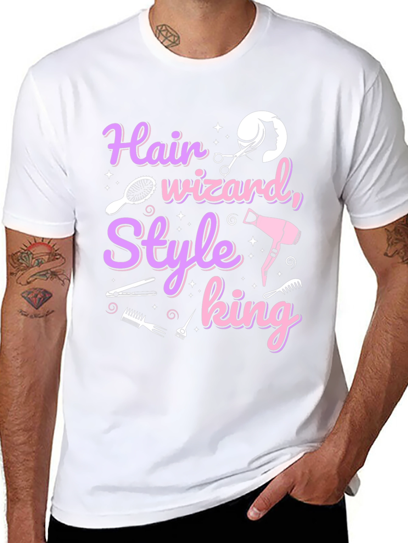 Hair Wizard Style King Tee