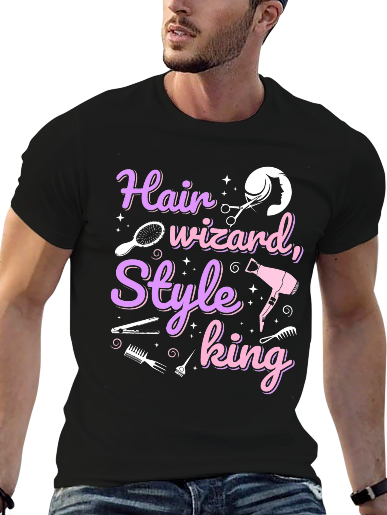 Hair Wizard Style King Tee