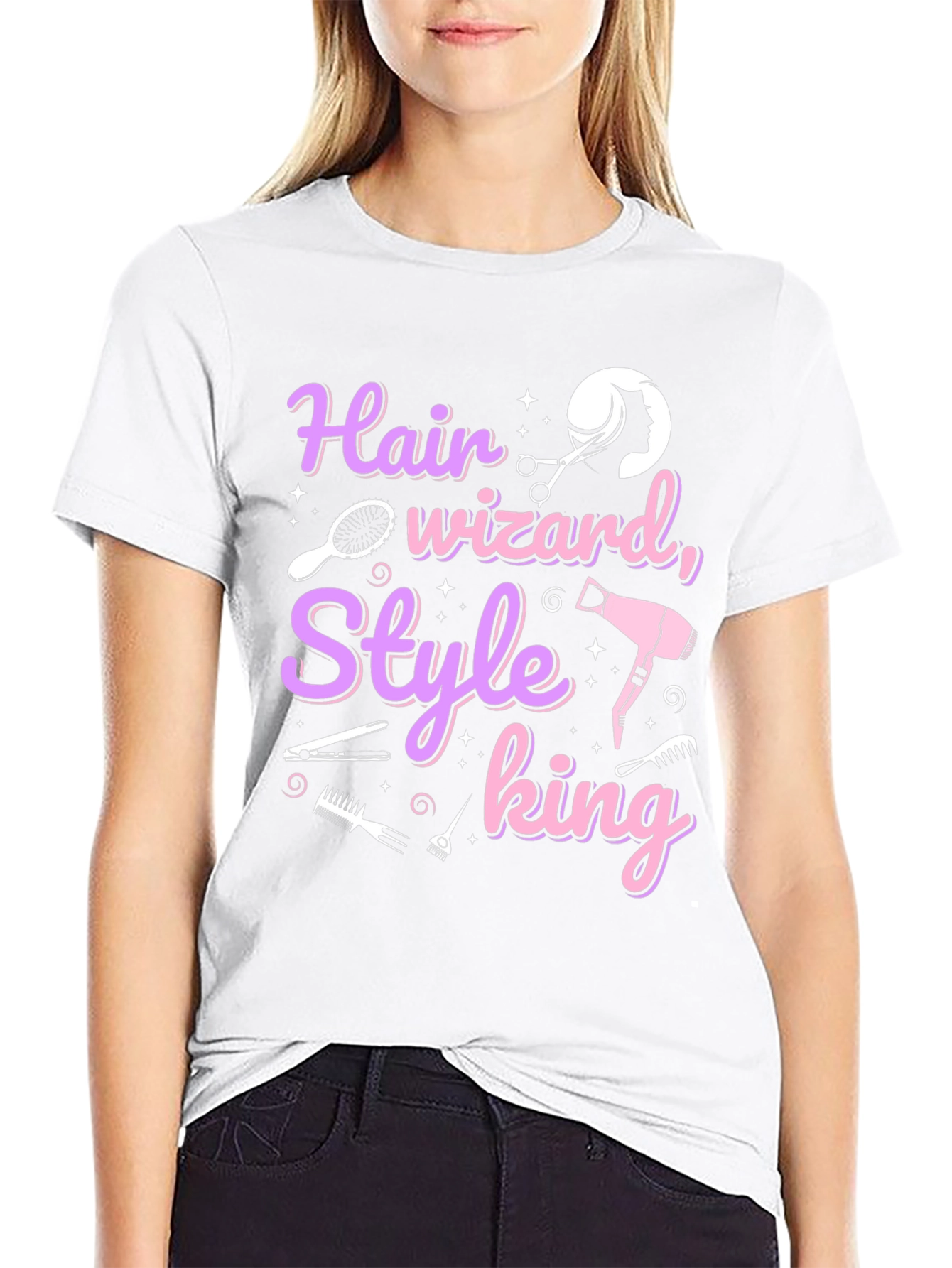 Hair Wizard Style King Tee