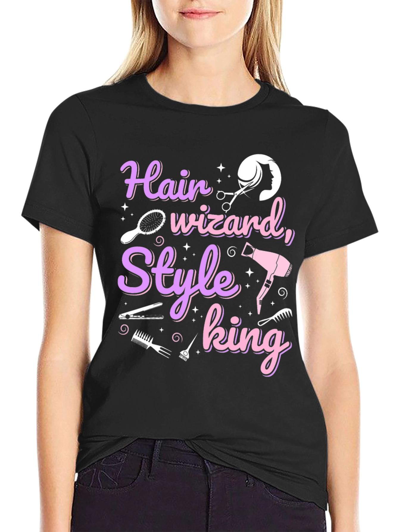 Hair Wizard Style King Tee