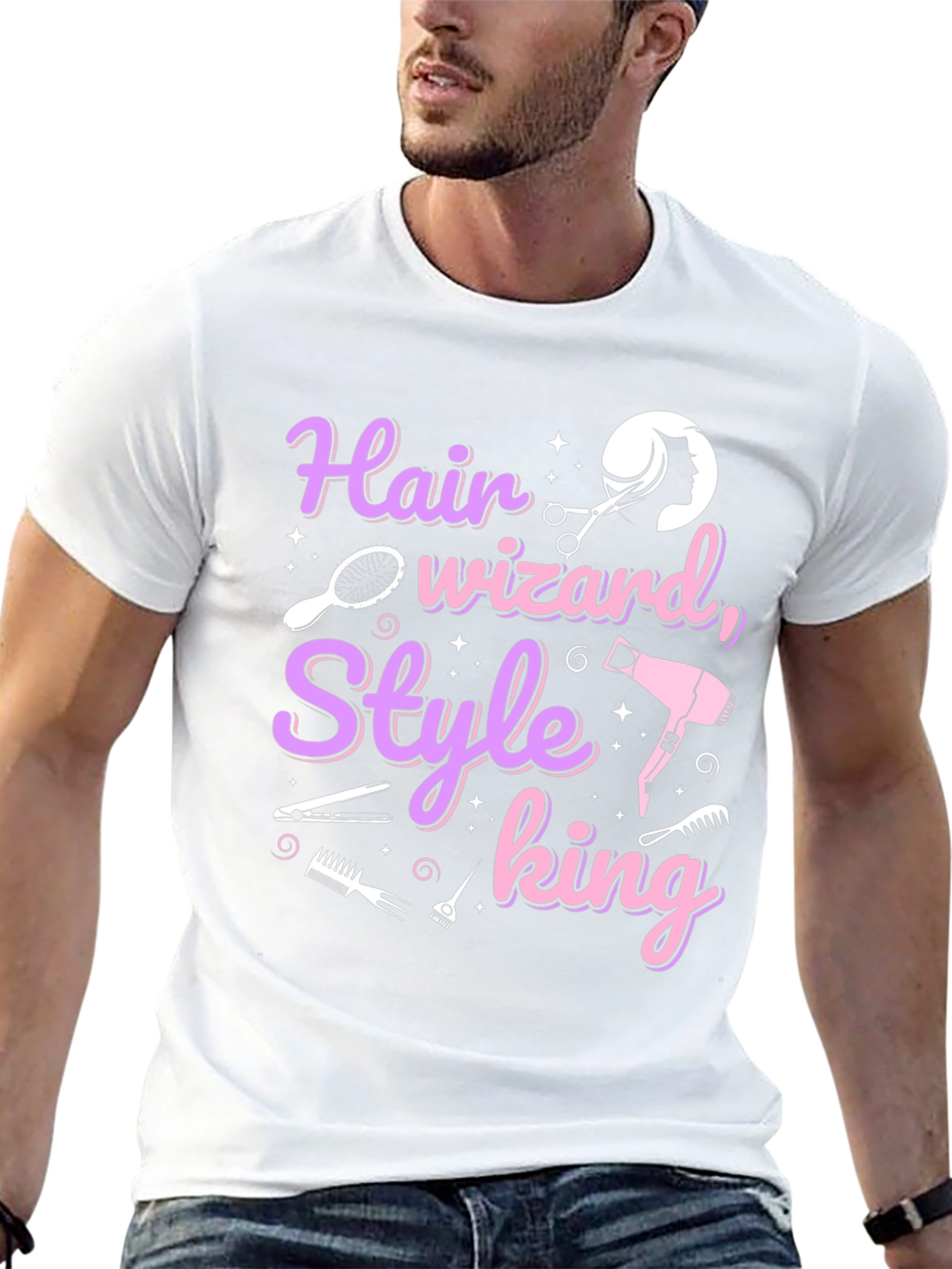 Hair Wizard Style King Tee