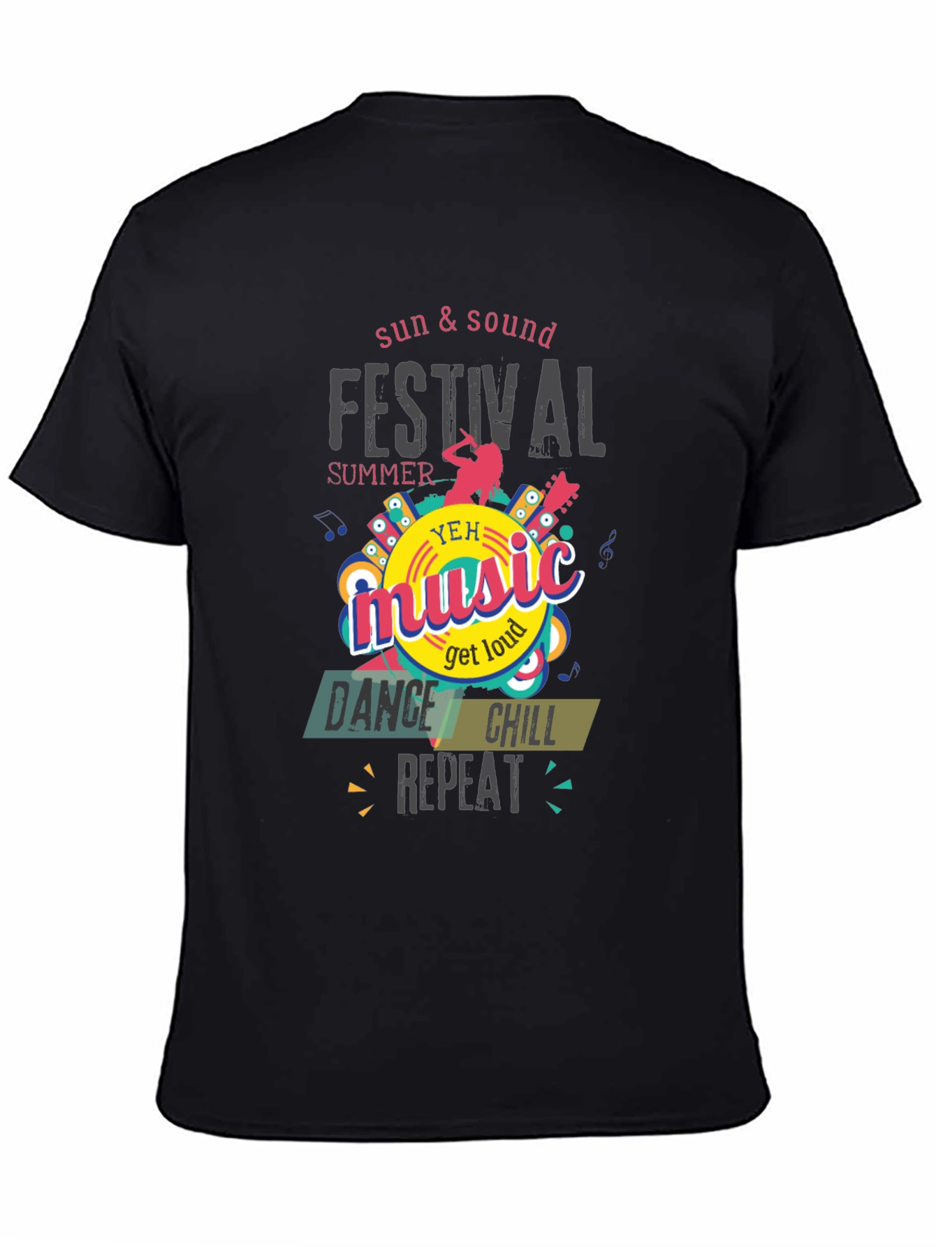 Summer Music Festival T-Shirt - Dance Chill Repeat