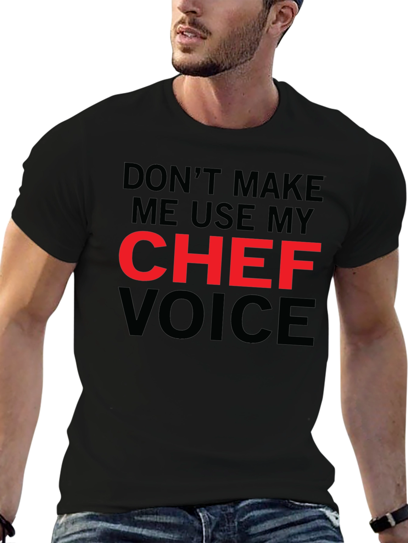 Chef Voice T-Shirt - Funny Cook Apparel
