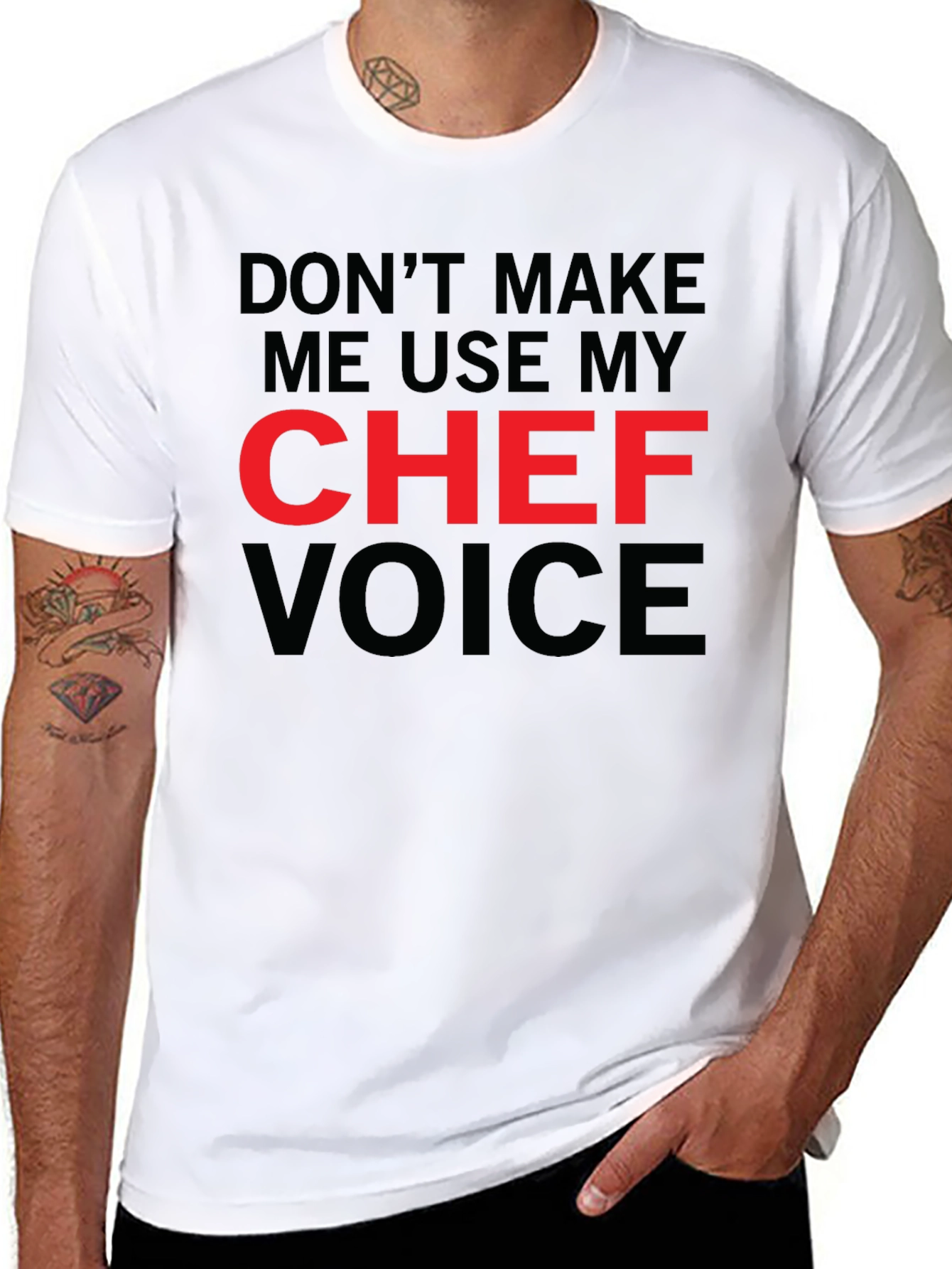 Chef Voice T-Shirt - Funny Cook Apparel