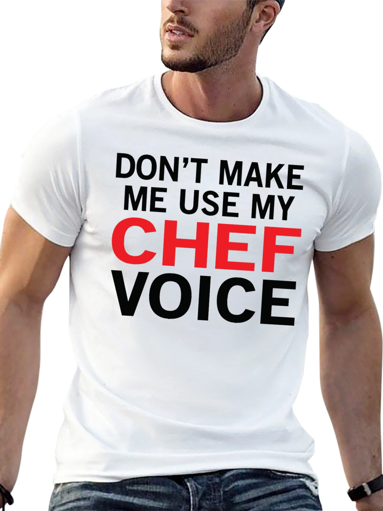 Chef Voice T-Shirt - Funny Cook Apparel