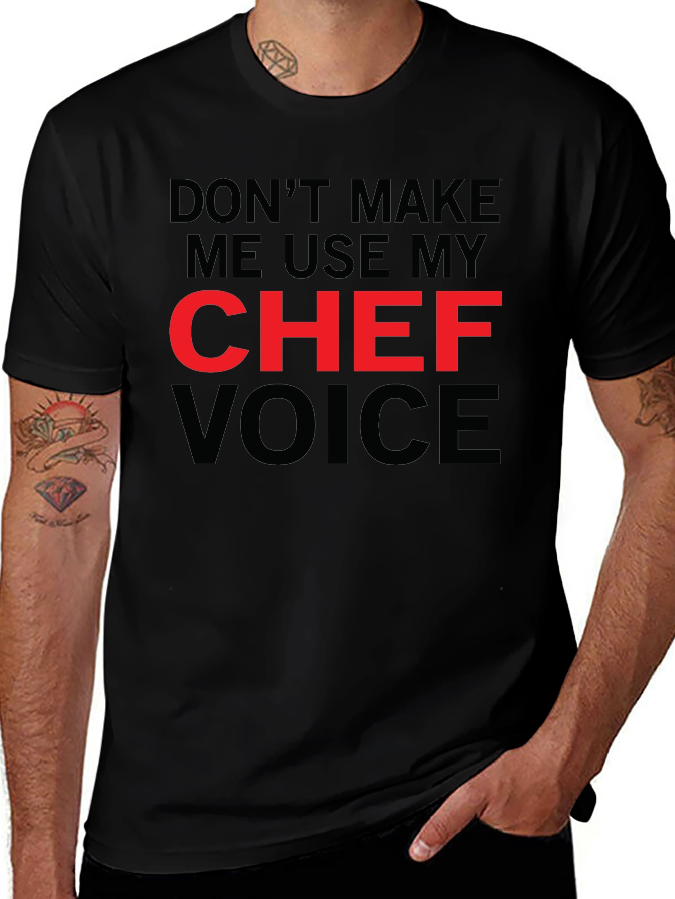 Chef Voice T-Shirt - Funny Cook Apparel