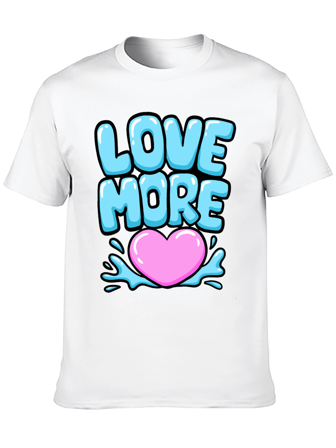 Love More Graphic Tee - Black