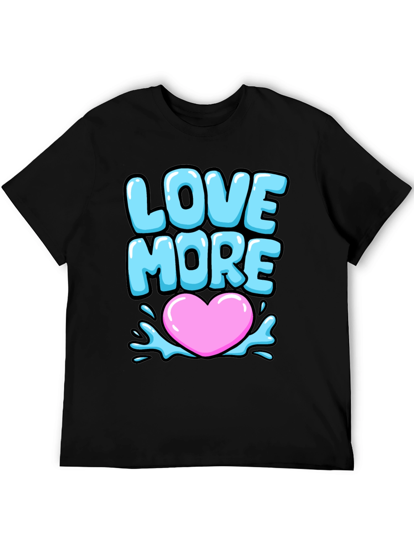 Love More Graphic Tee - Black