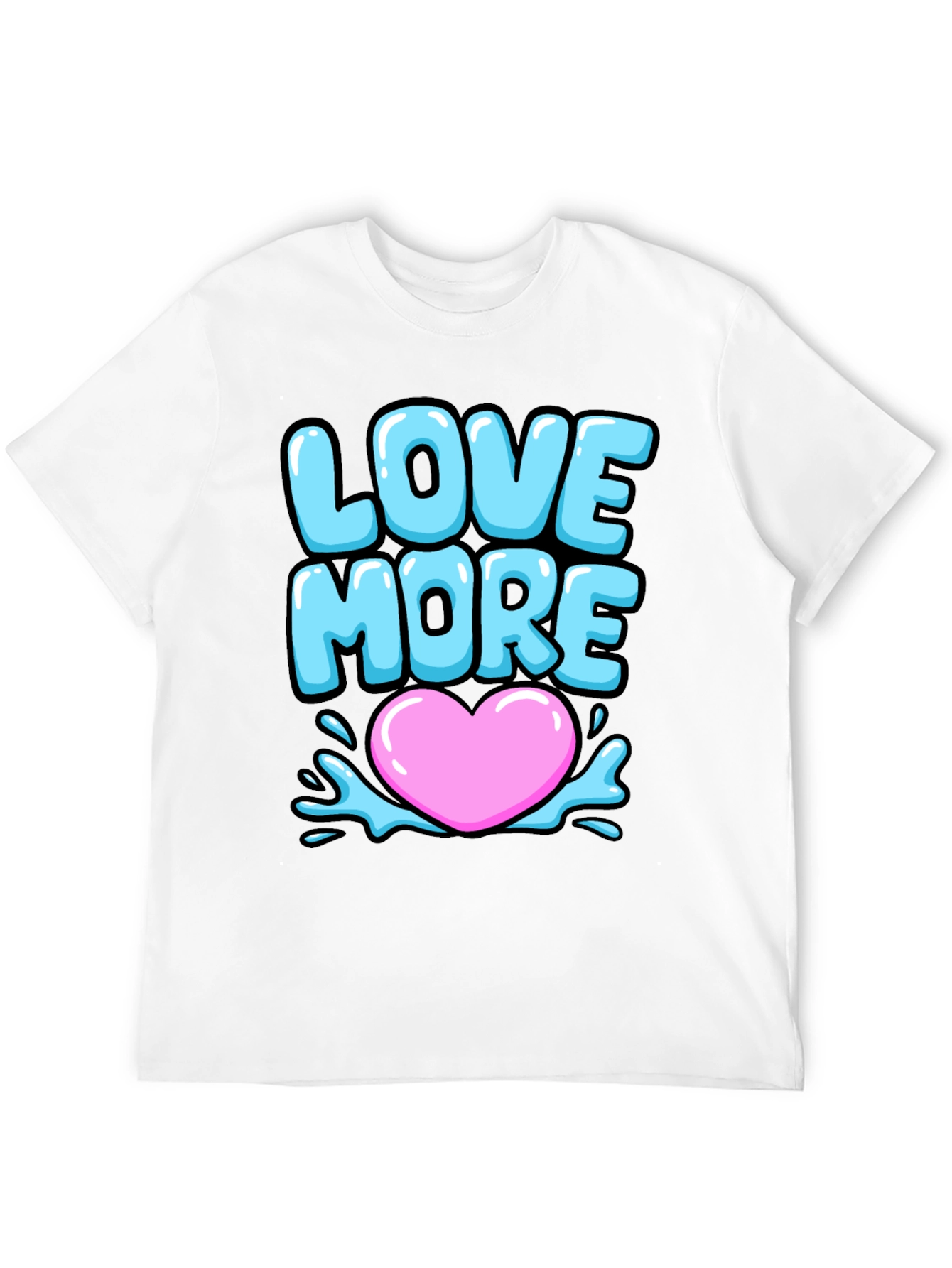 Love More Graphic Tee - Black
