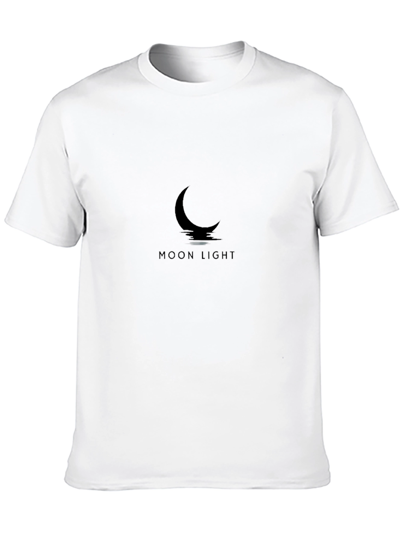 Moonlight Graphic Black T-Shirt