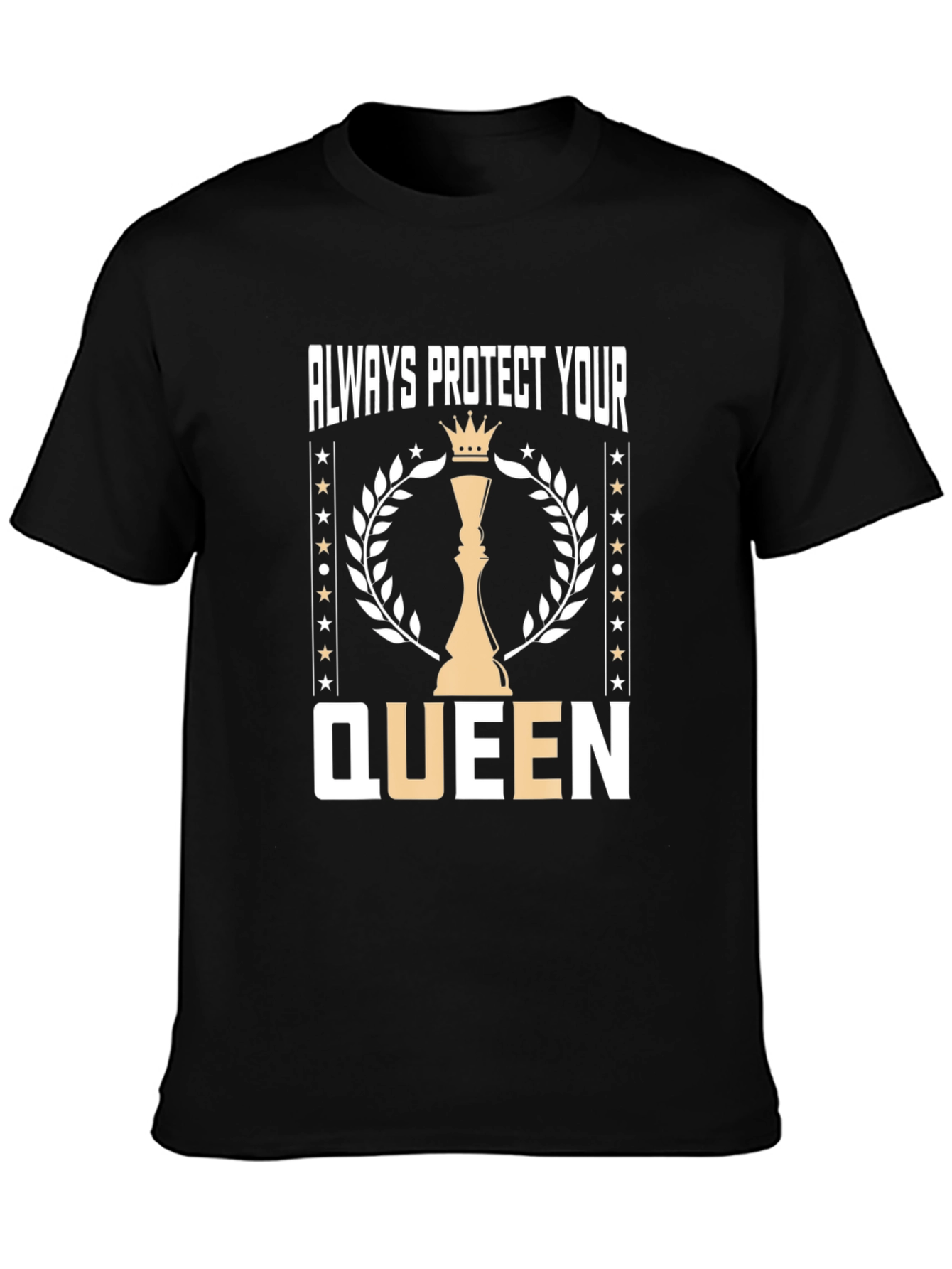 Protect Your Queen Chess Graphic T-Shirt