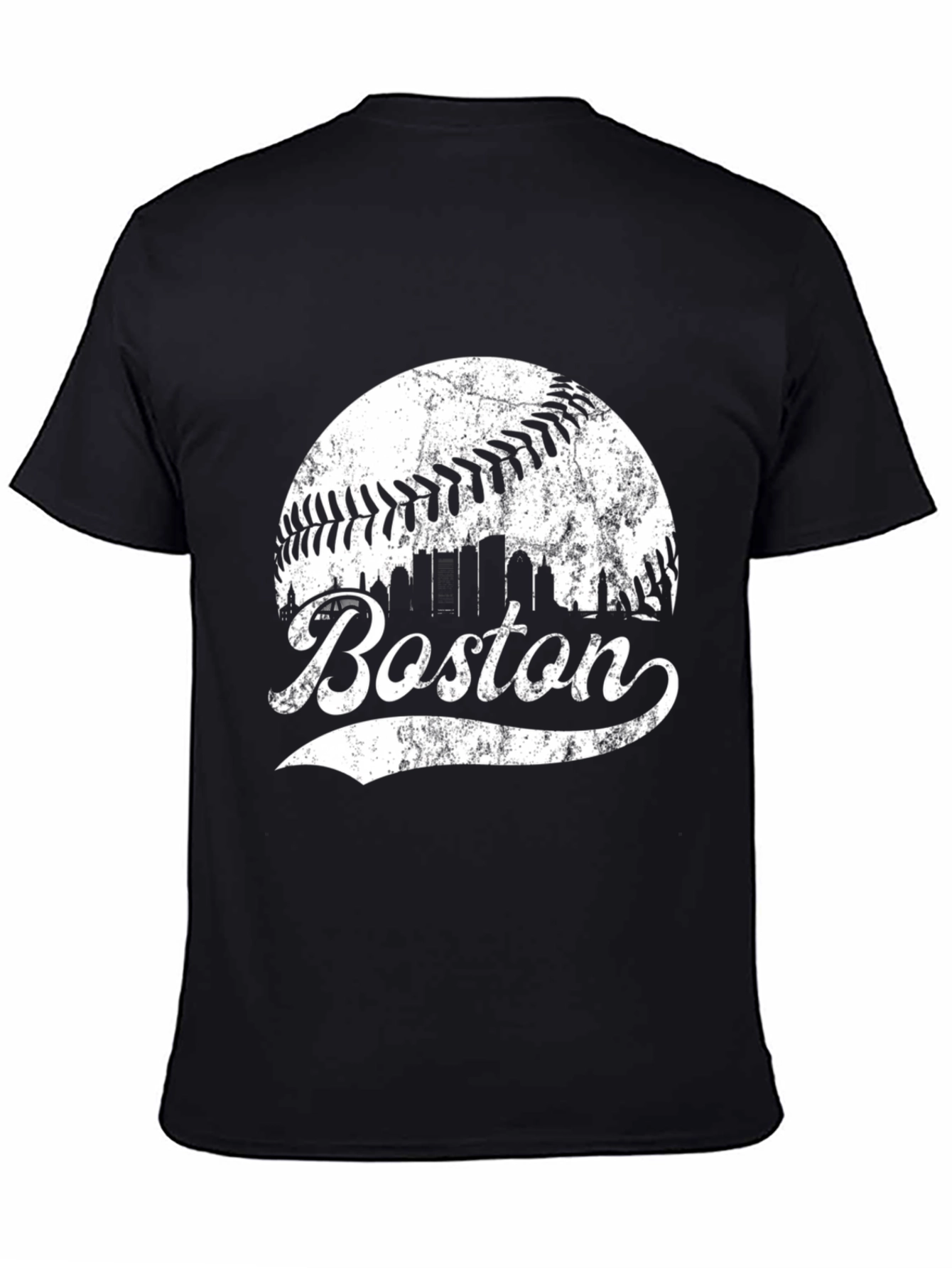 Boston Baseball Skyline Graphic T-Shirt