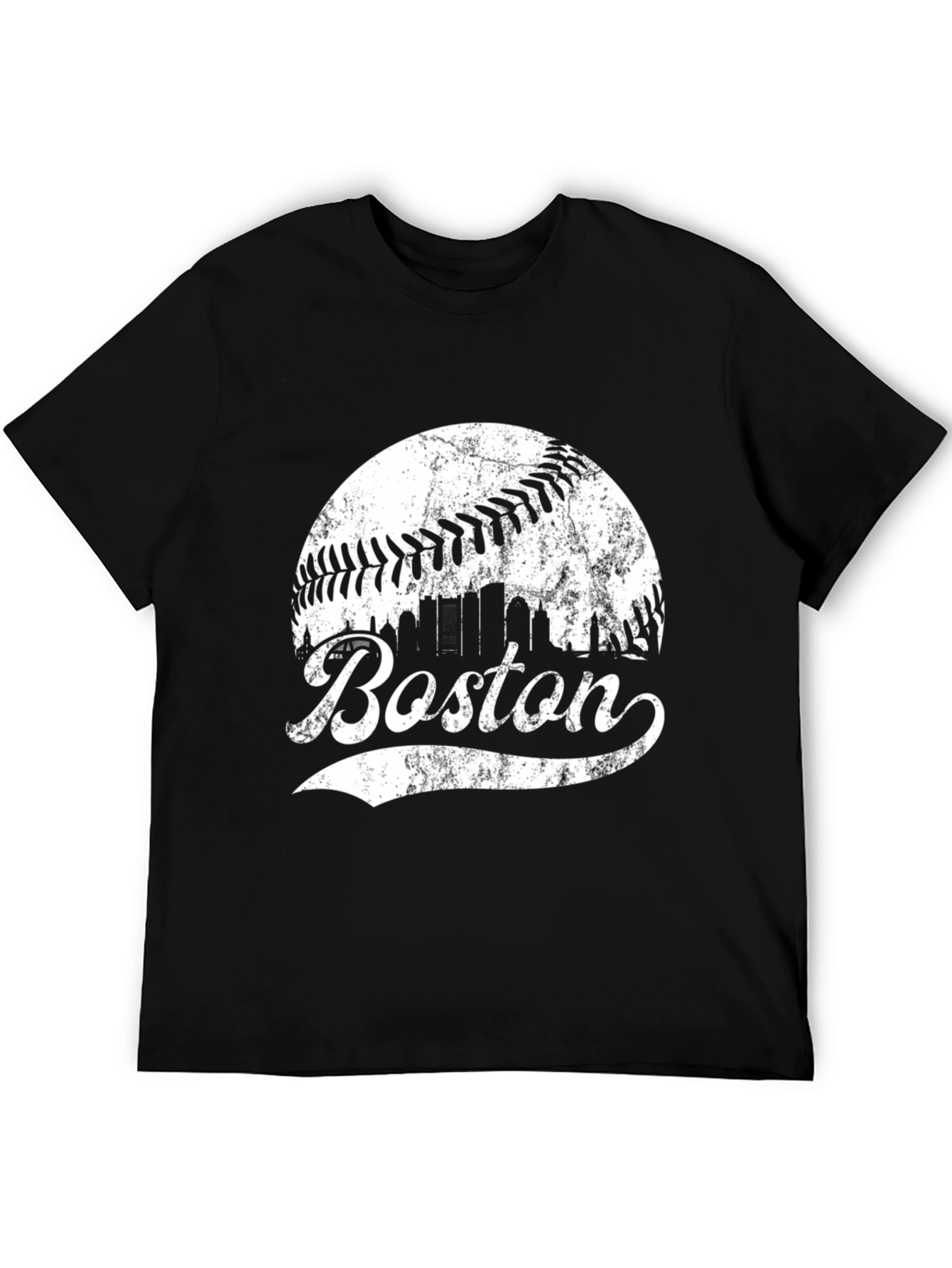 Boston Baseball Skyline Graphic T-Shirt