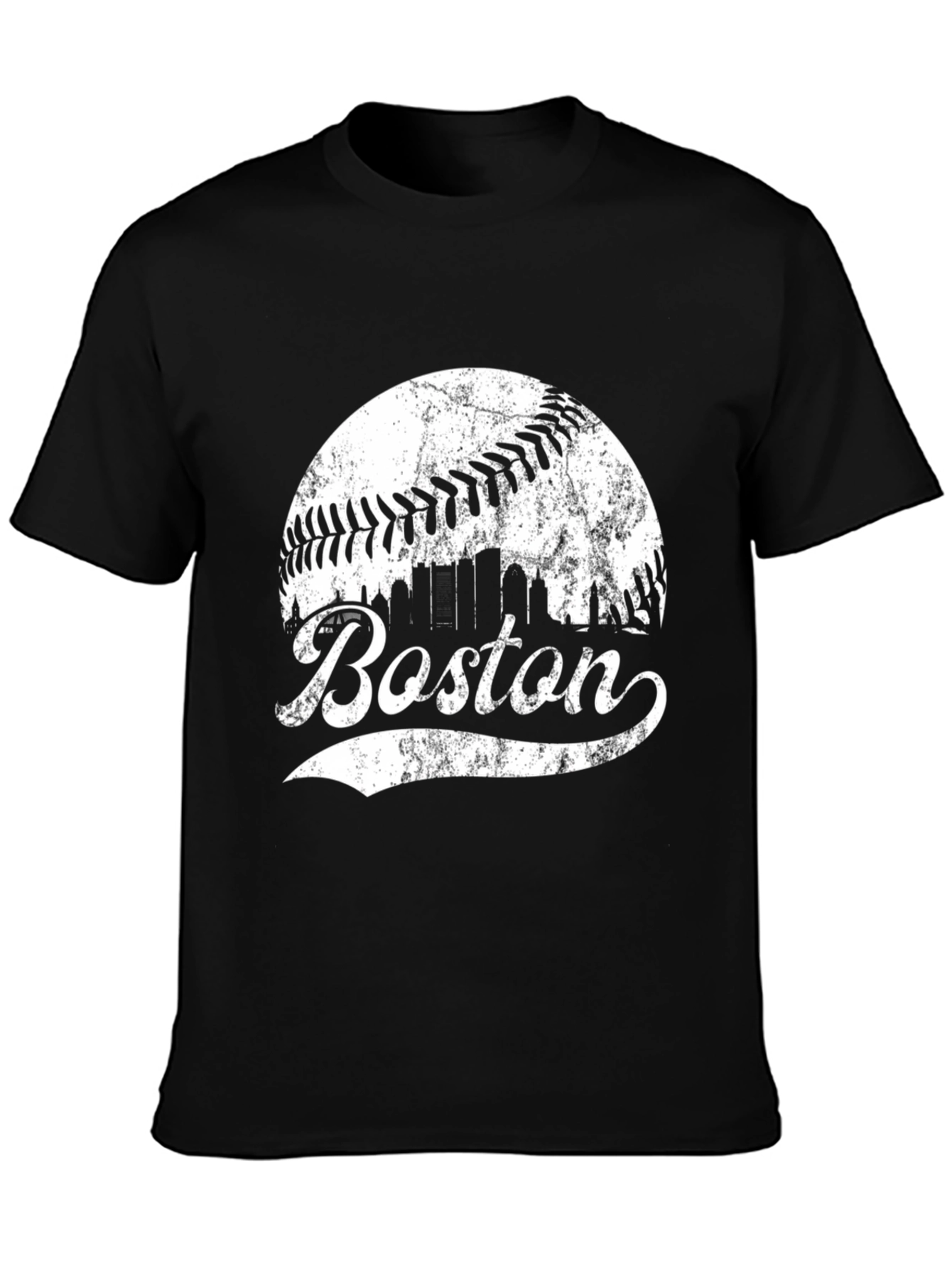 Boston Baseball Skyline Graphic T-Shirt