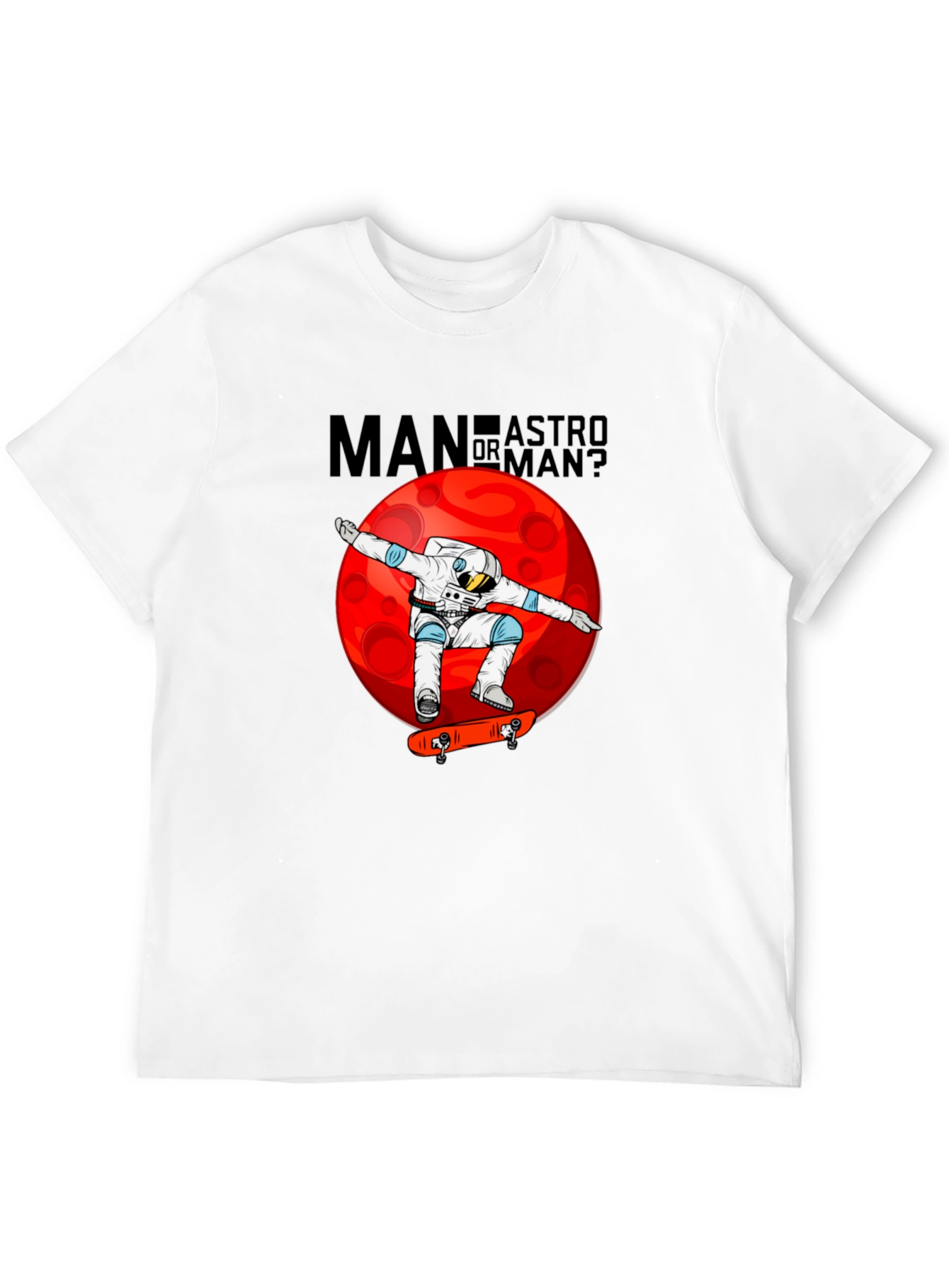 Astro Man Skate T-Shirt - Unique Graphic Tee