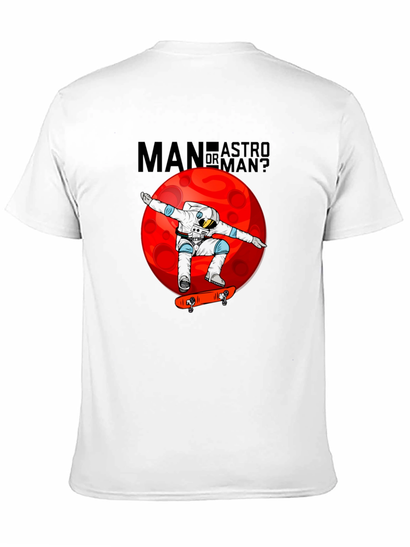 Astro Man Skate T-Shirt - Unique Graphic Tee
