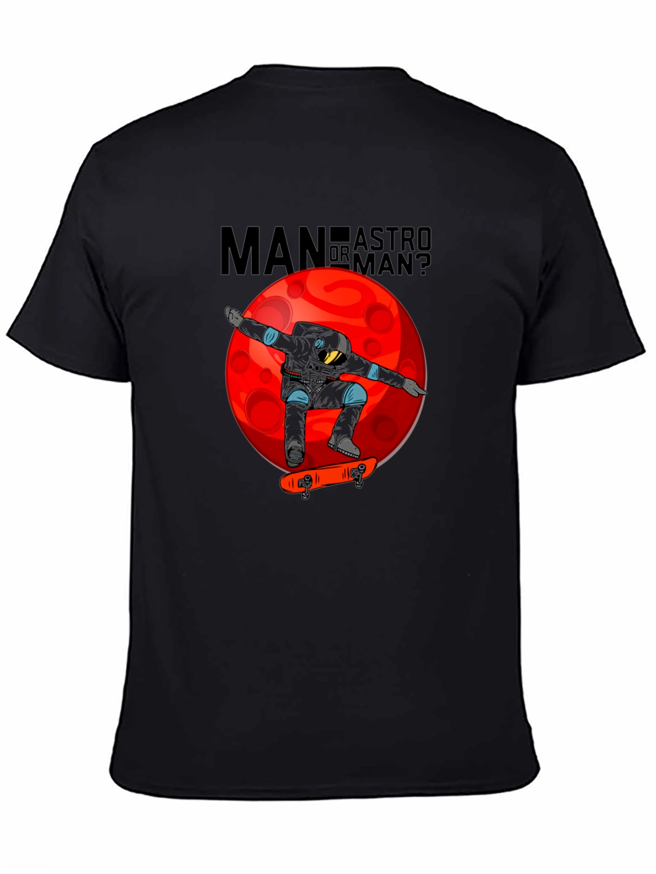 Astro Man Skate T-Shirt - Unique Graphic Tee