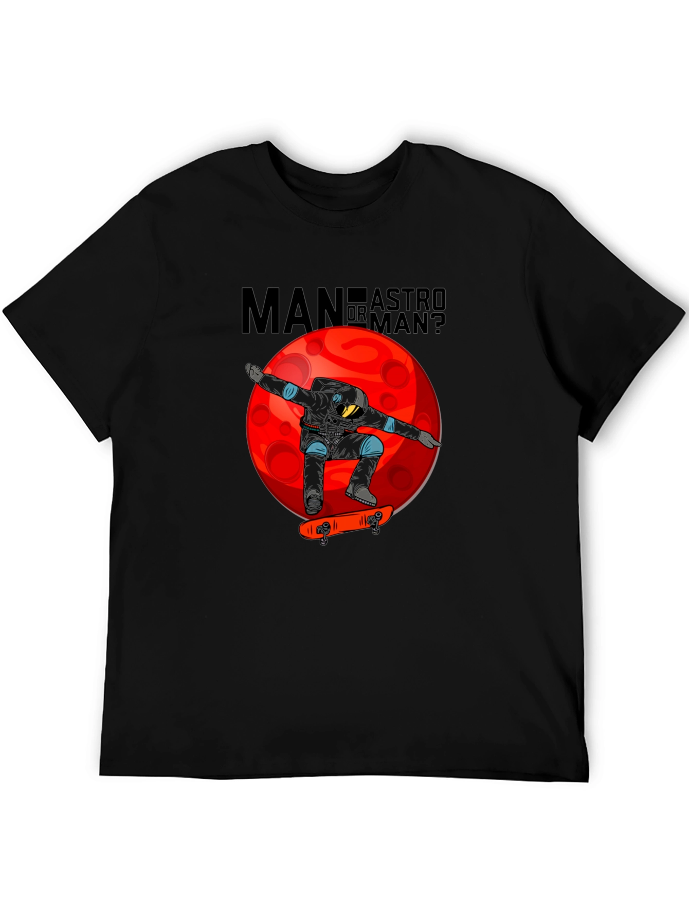 Astro Man Skate T-Shirt - Unique Graphic Tee