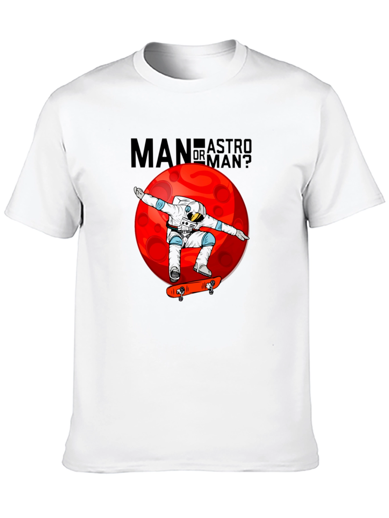 Astro Man Skate T-Shirt - Unique Graphic Tee