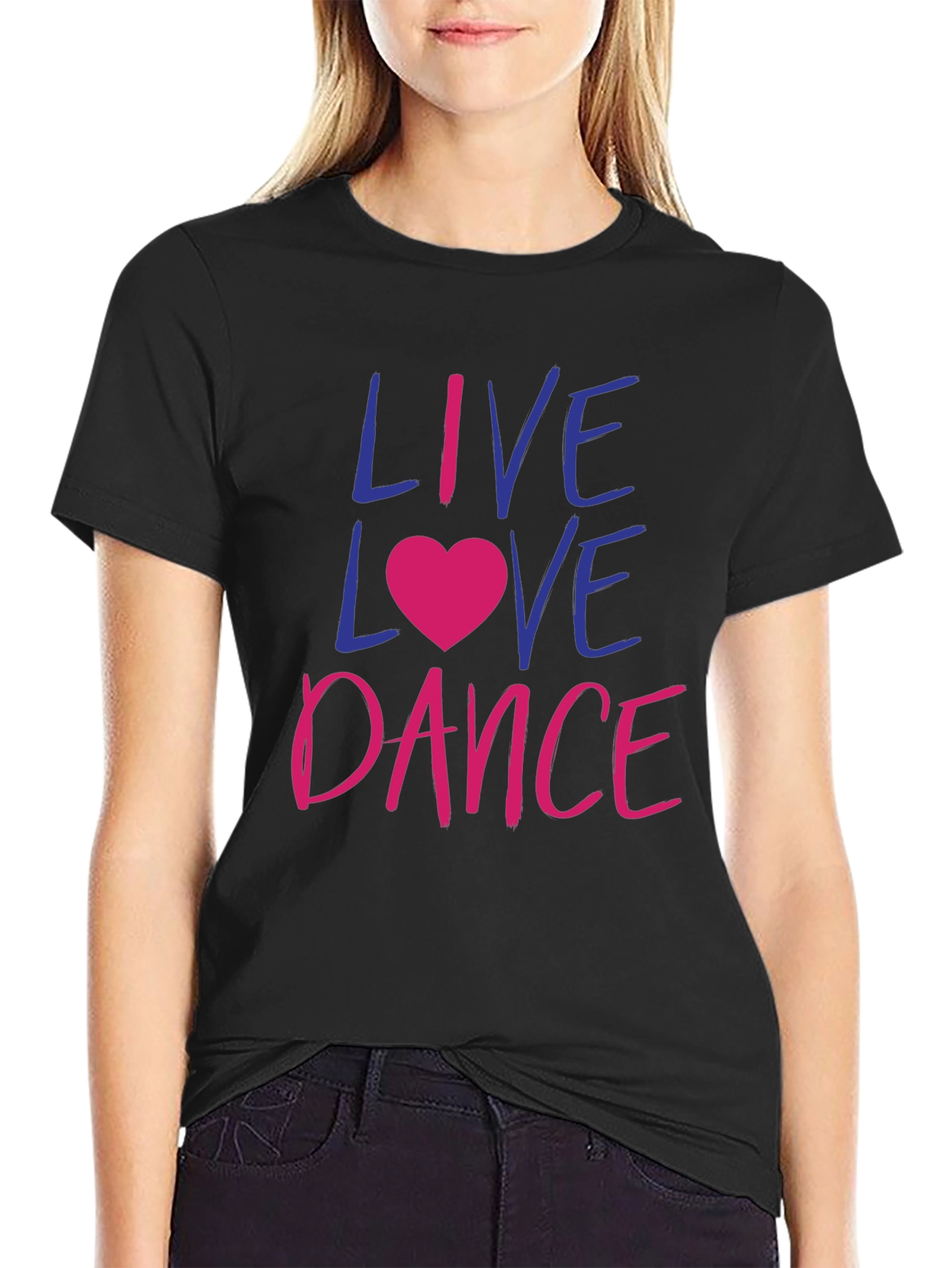 Live Love Dance Graphic Tee Shirt